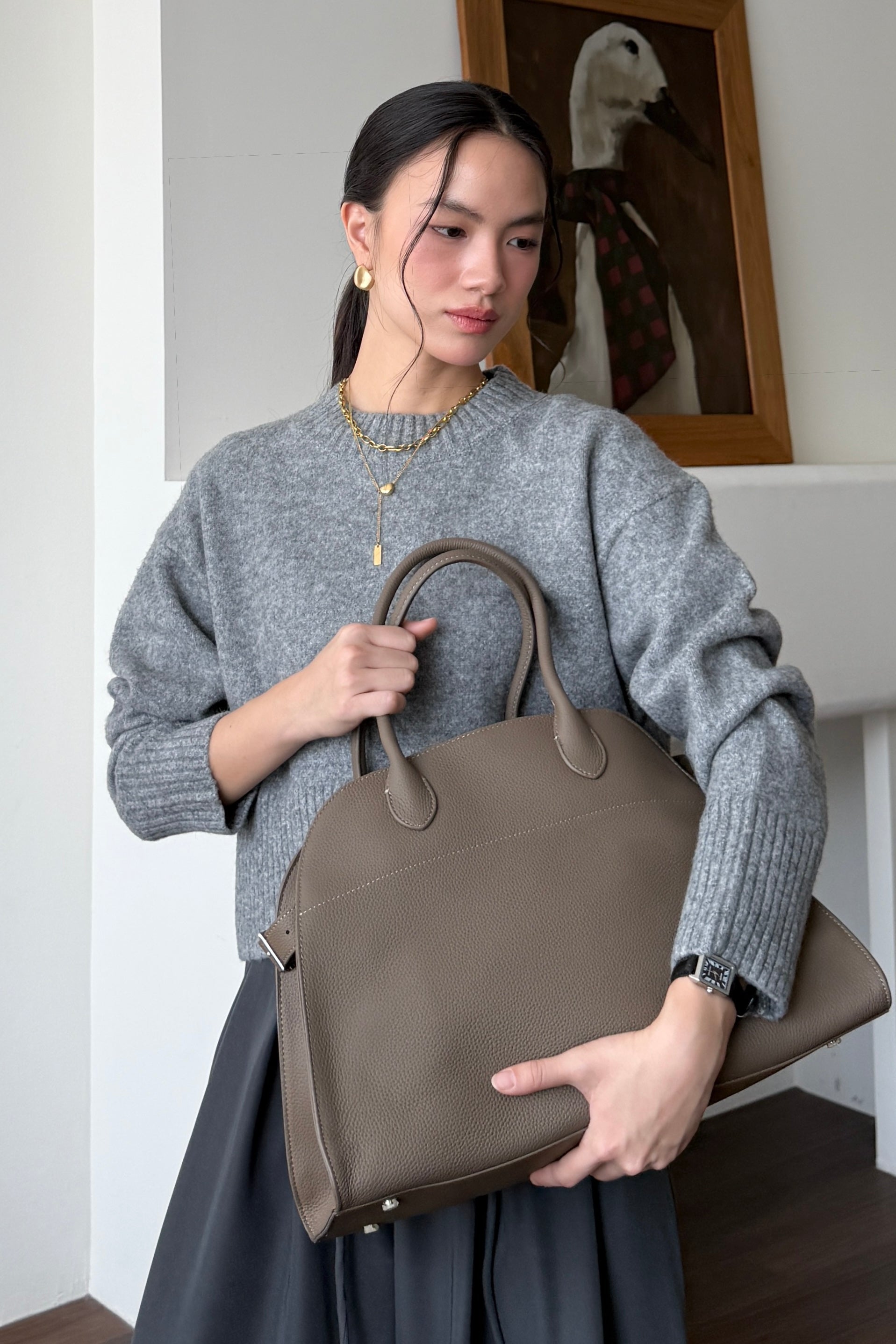 Peou Leather Bag - Tas Wanita Bahan Real Leather
