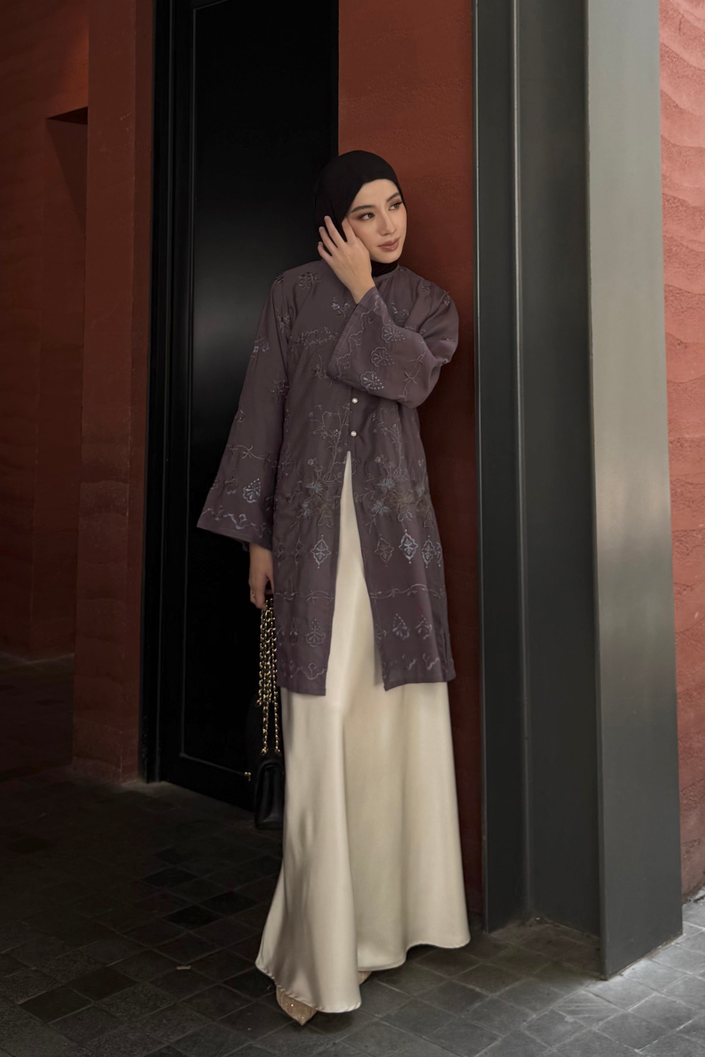 Rayana Tunic Series - Long Tunik Wanita Elegan Dan Mewah Bahan Cotton Spesial Hari Raya