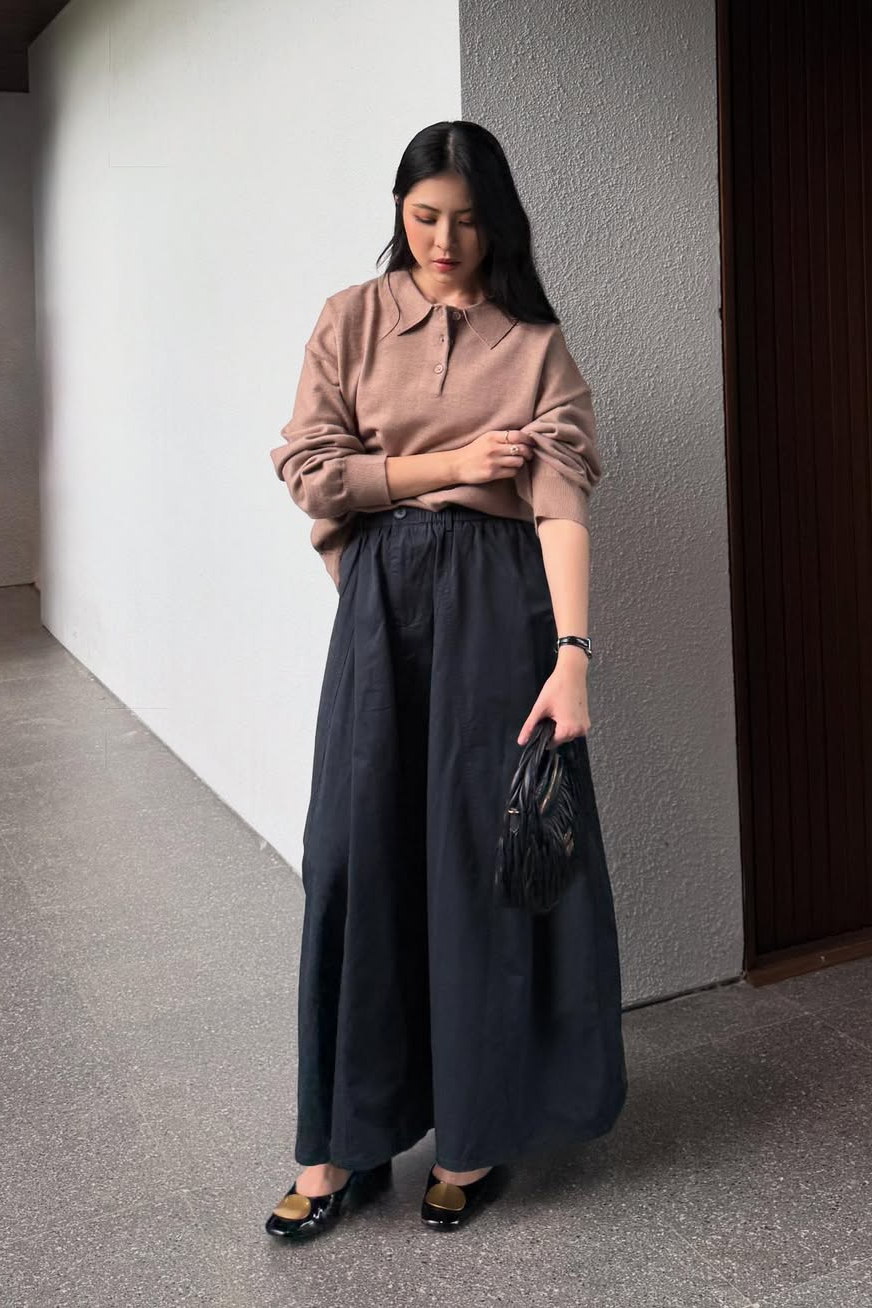 Rown Skirt - Bawahan Wanita Unique Bahan Cotton HQ