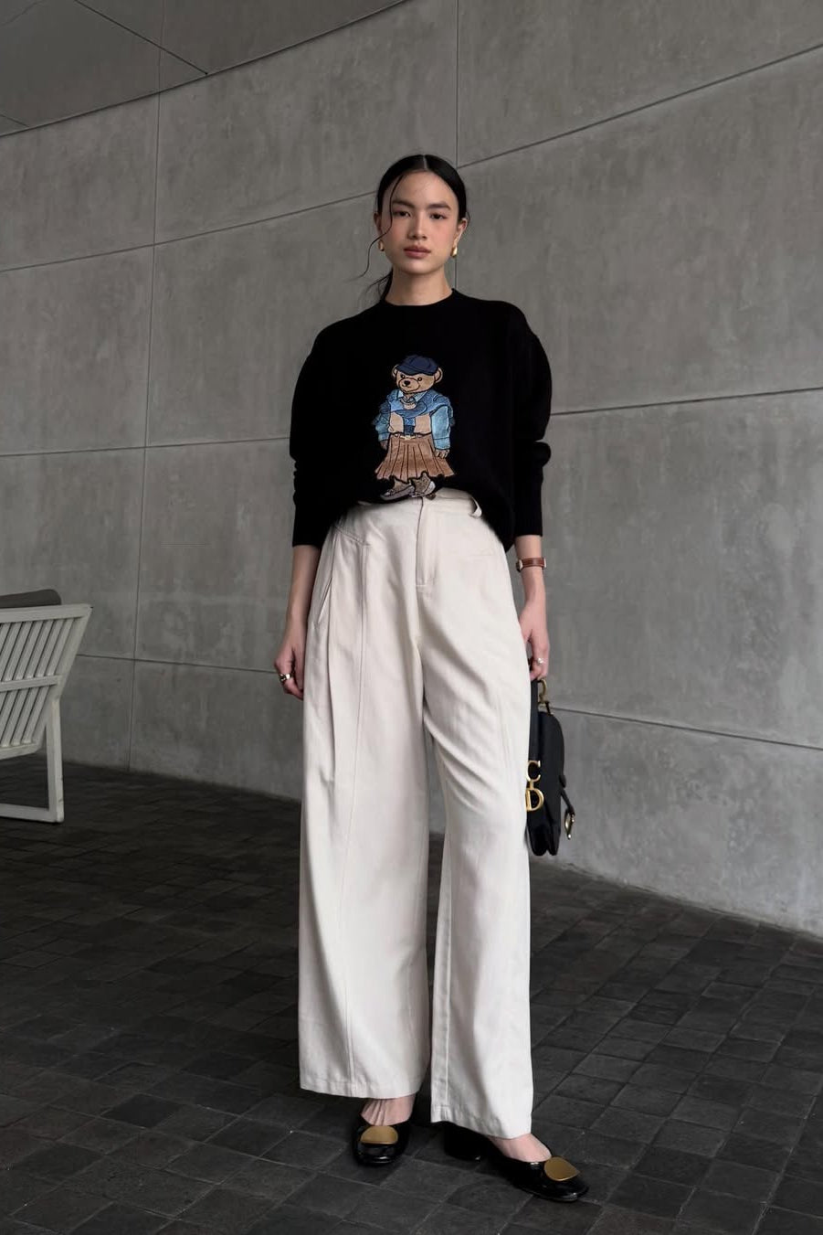 Tokyo Pants - Celana Panjang Wanita Highwaist Premium Gaya Minimalis Korea