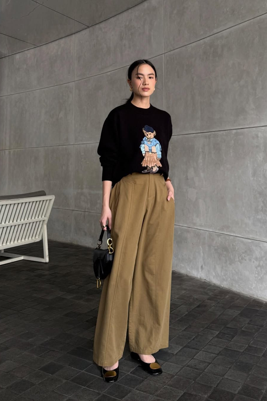 Tokyo Pants - Celana Panjang Wanita Highwaist Premium Gaya Minimalis Korea