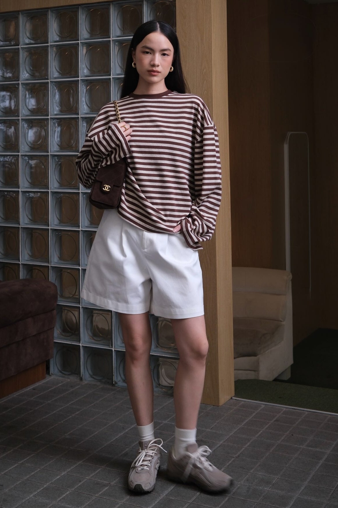 Riviera Long Sleeved Tee - Kaos Lengan Panjang Wanita Gaya Resort Casual Premium