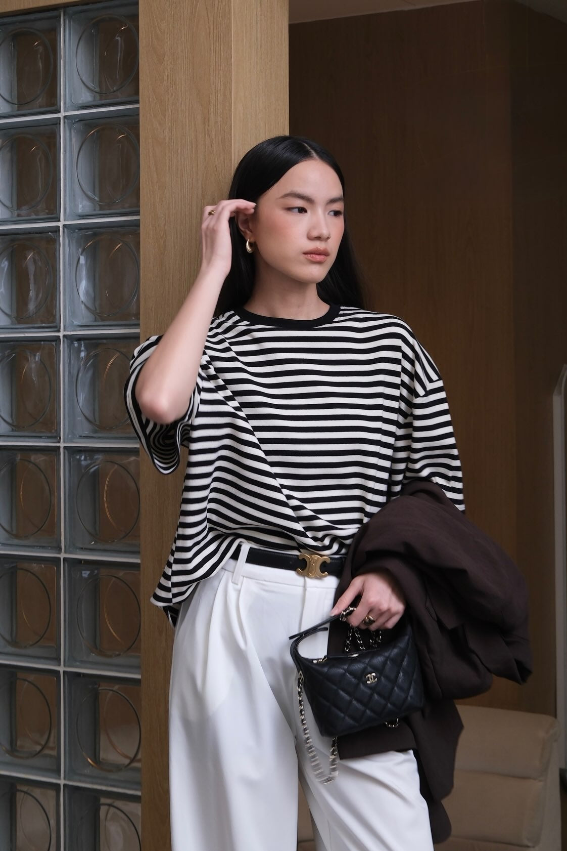 Riviera Oversized Tee - Kaos Oversize Wanita Gaya Casual Streetwear Premium