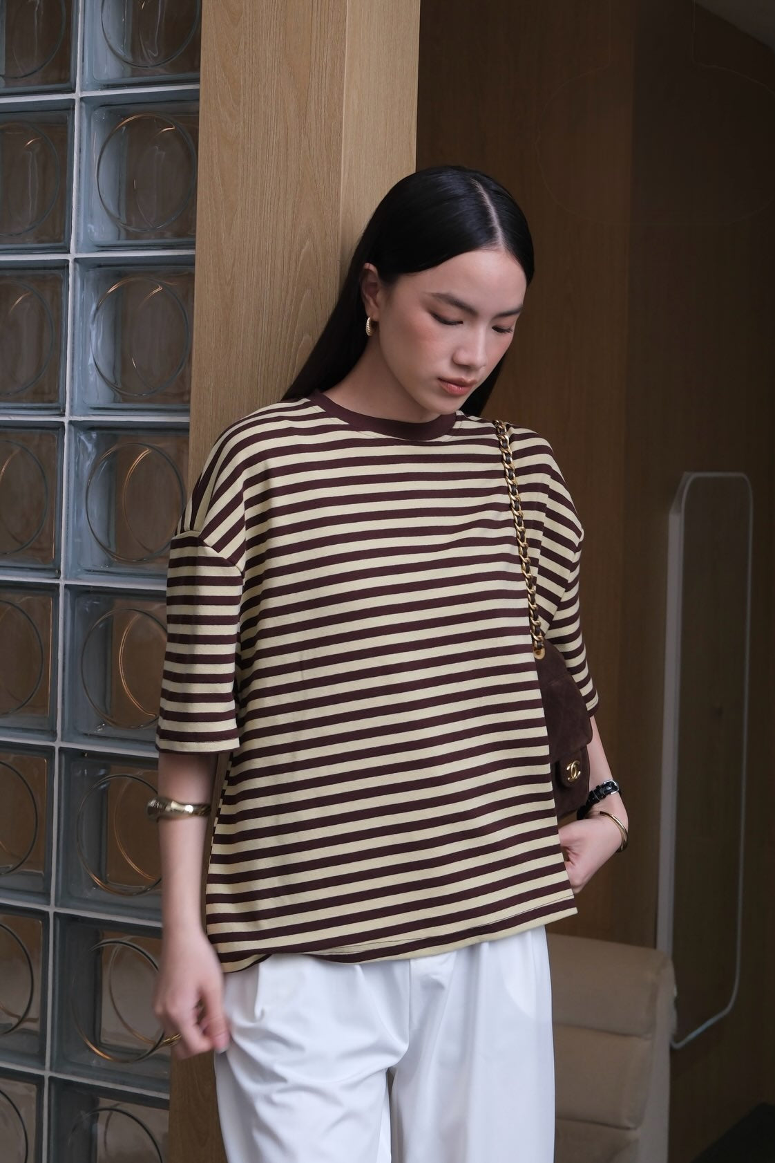 Riviera Oversized Tee - Kaos Oversize Wanita Gaya Casual Streetwear Premium