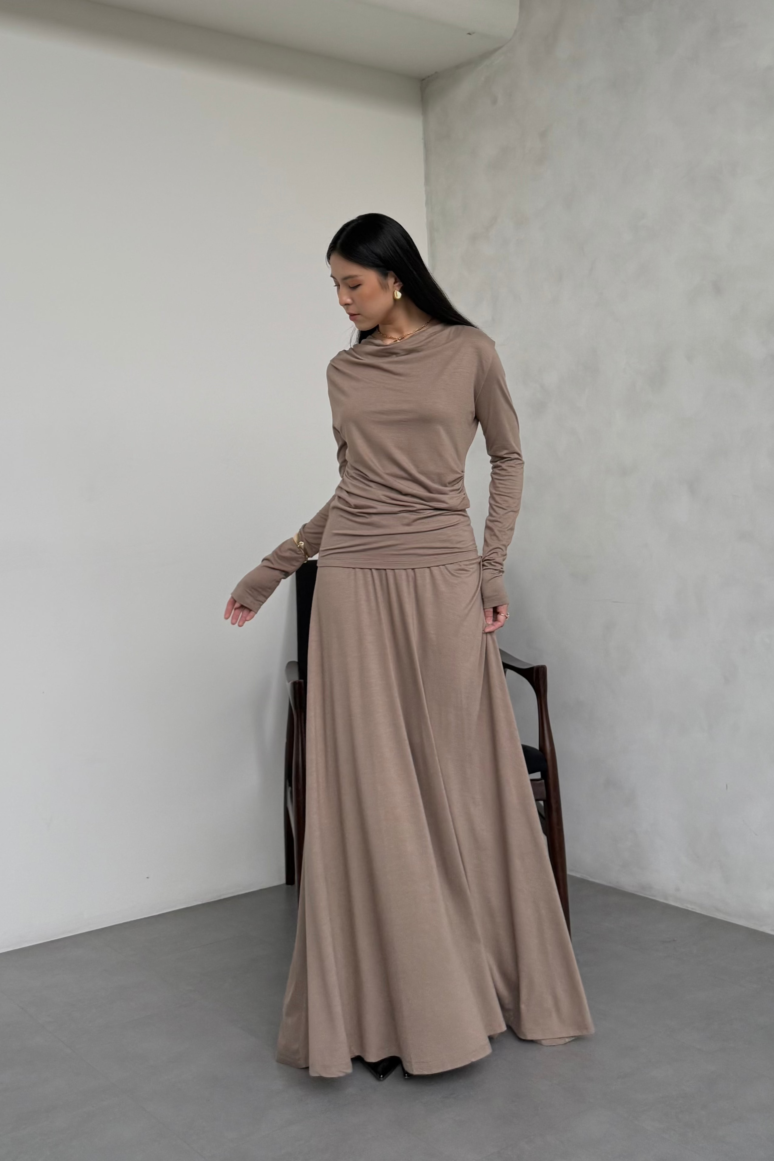 Biya Set - Setelan Atasan Bawahan Stylish Bahan Rayon Spandek