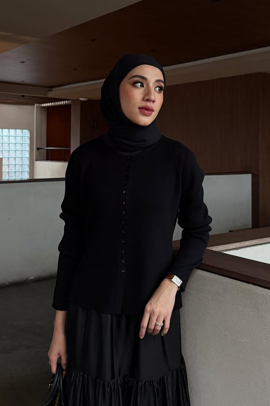 Teddy Sweater - Sweater Wanita Berkancing Bahan Knit premium