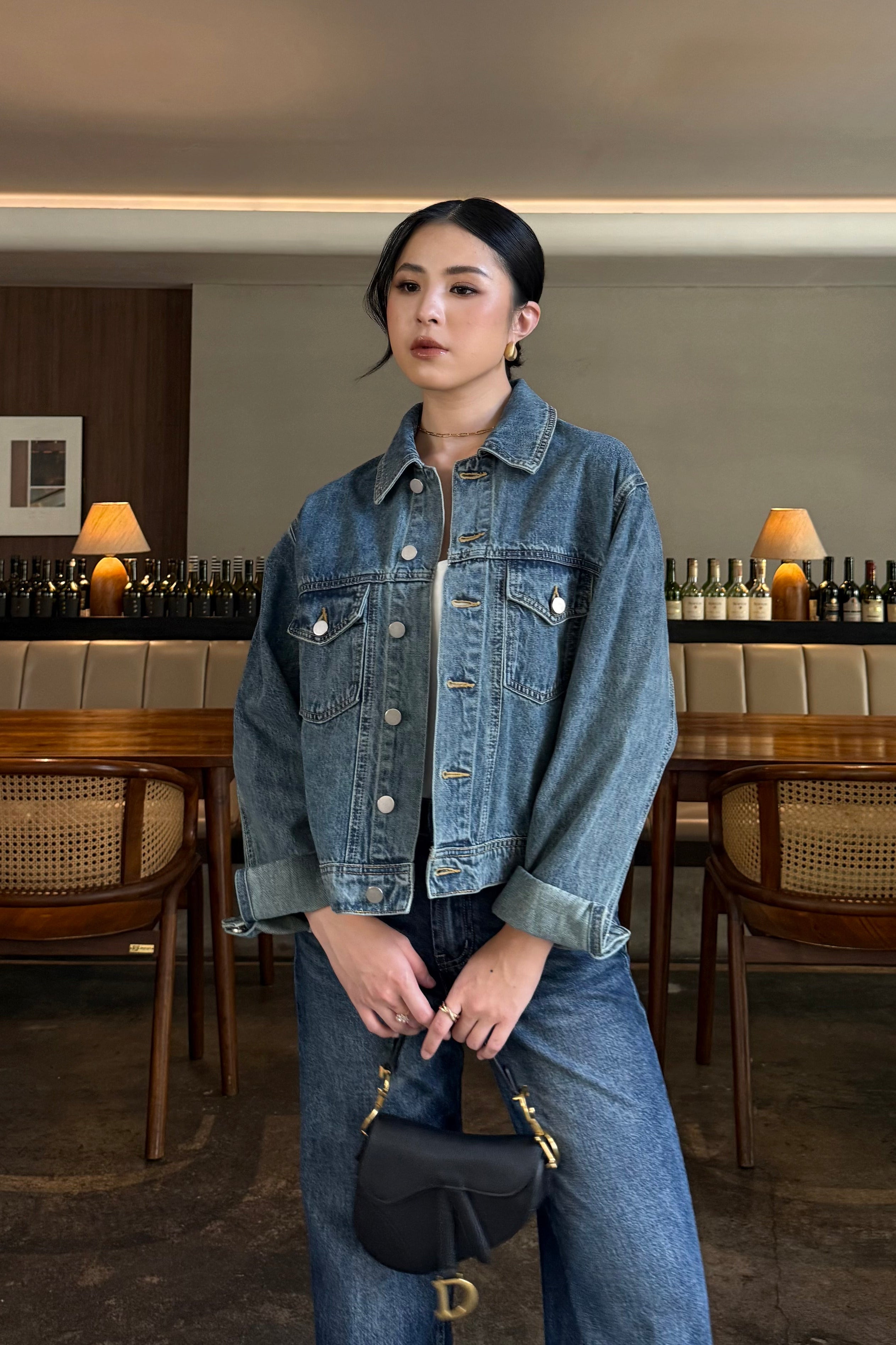 Denim Jacket - Atasan Wanita Comfy And Timeless Bahan Denim