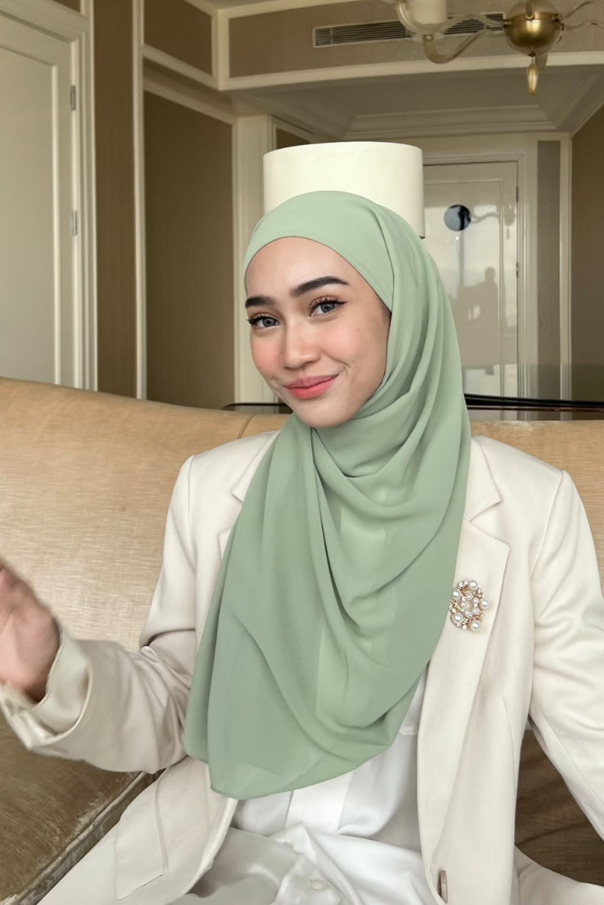 Mega Inner Shawl - Hijab Stylish Bahan Cerruty Premium