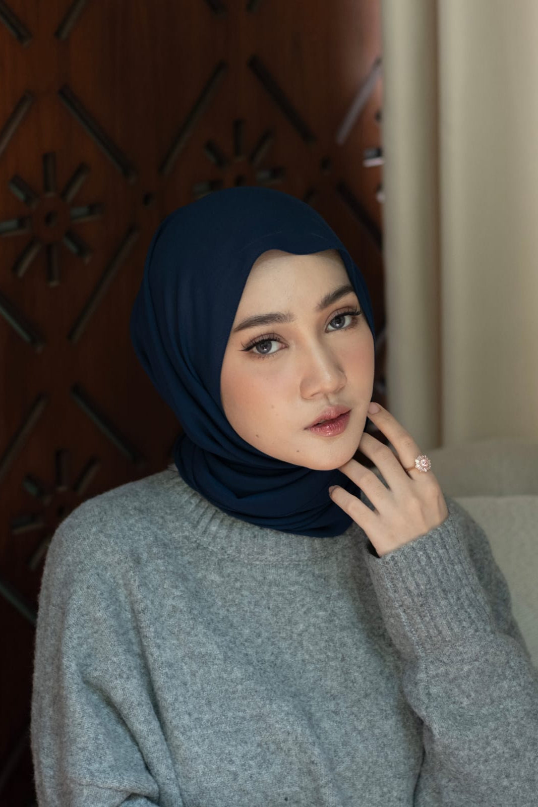 Bawal Shawl - Pashmina Basic Polos Stylish Bahan Cerruty