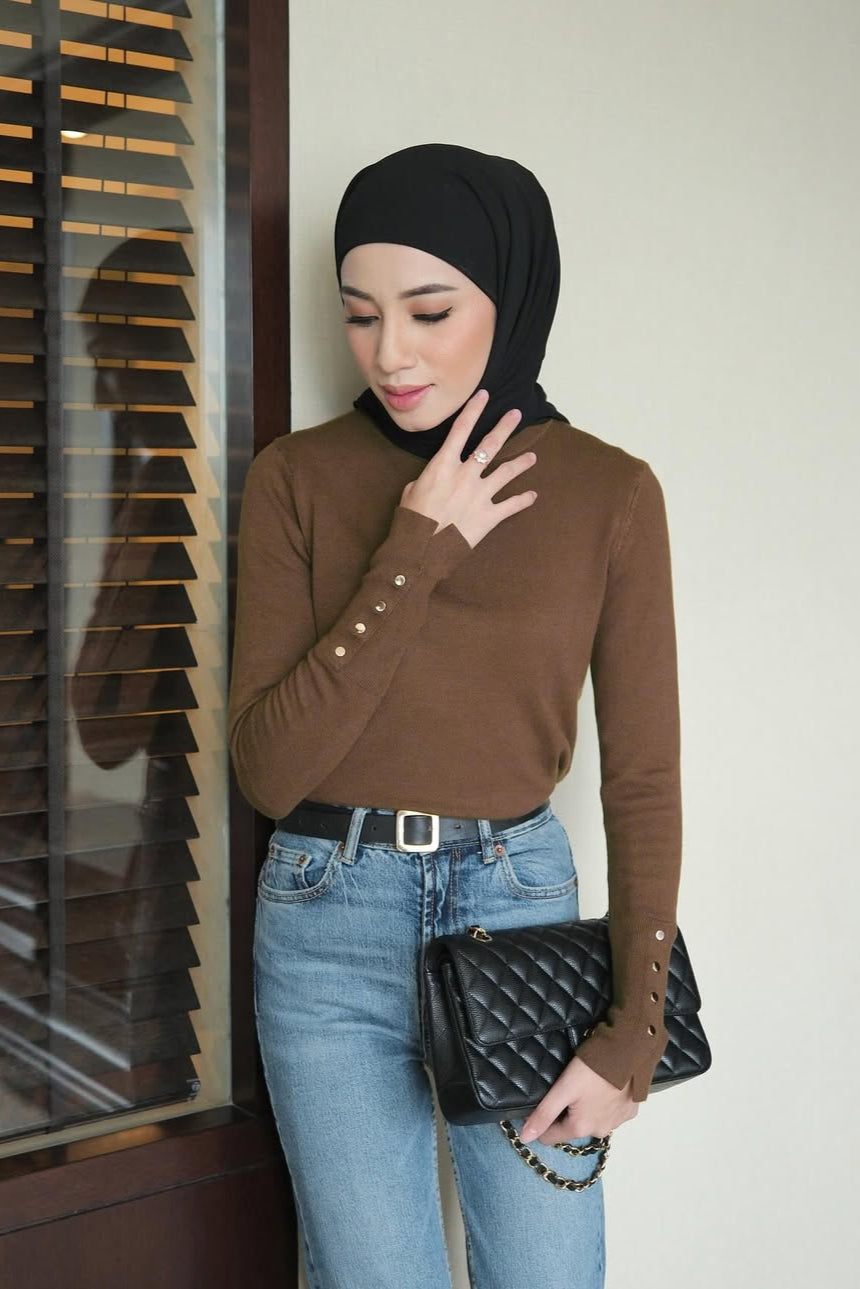 GG Inner Knit - Dalaman Atasan Wanita Bahan Rajut