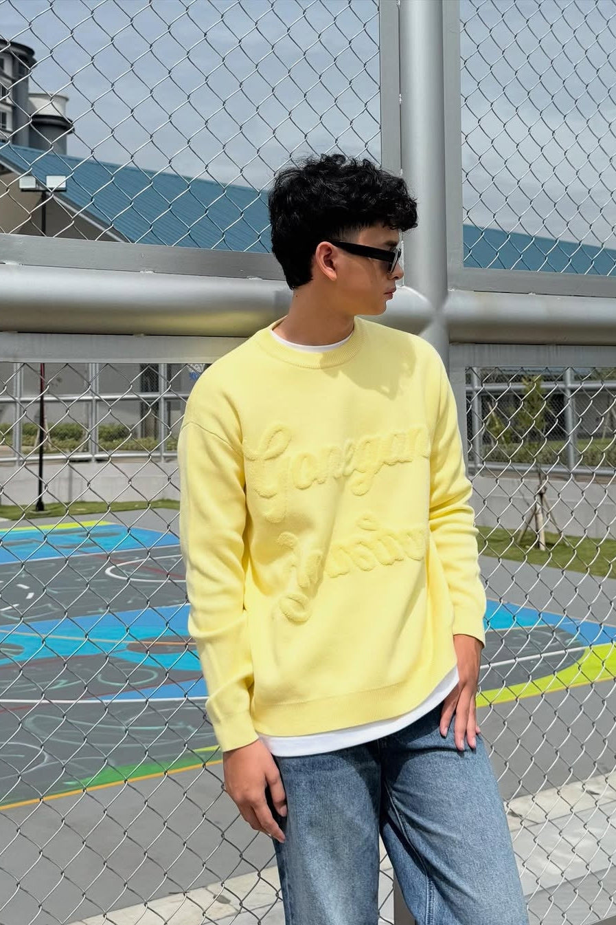 Boxy Sweater - Sweater Unisex Bahan Cotton Knit Premium (Man)