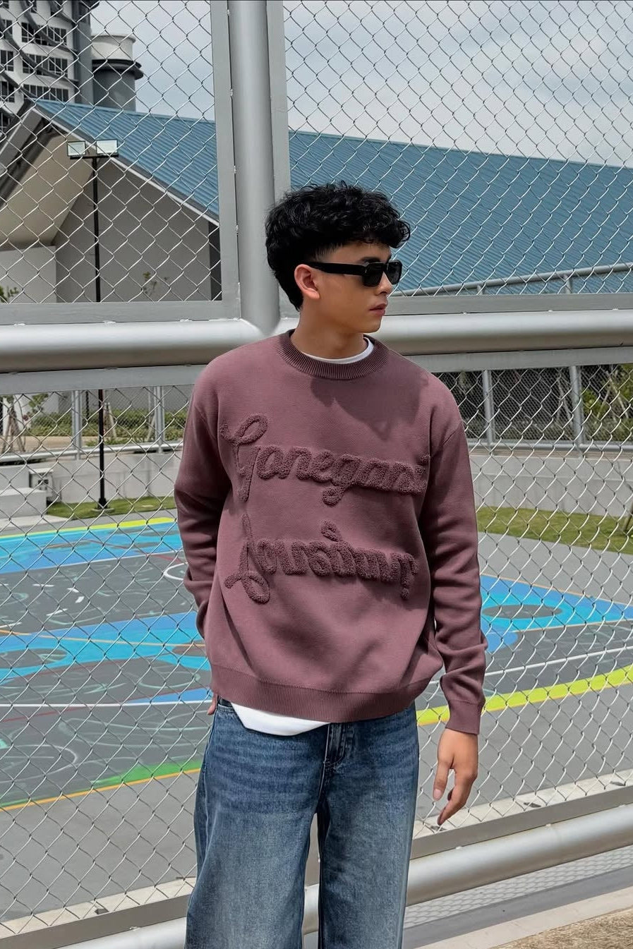 Boxy Sweater - Sweater Unisex Bahan Cotton Knit Premium (Man)