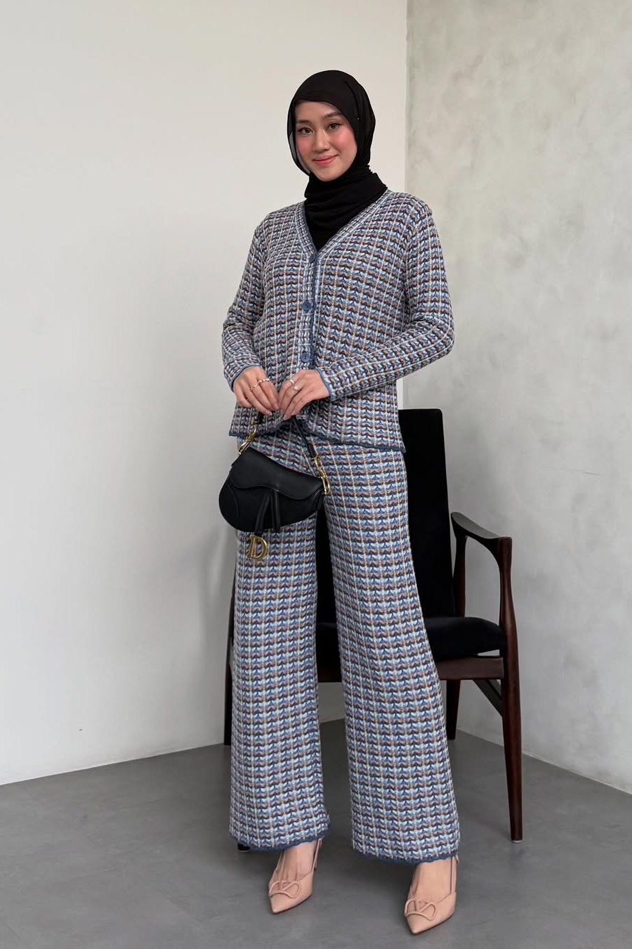 Ara Series - Atasan Bawahan Vest Bahan Cotton Knit Premium