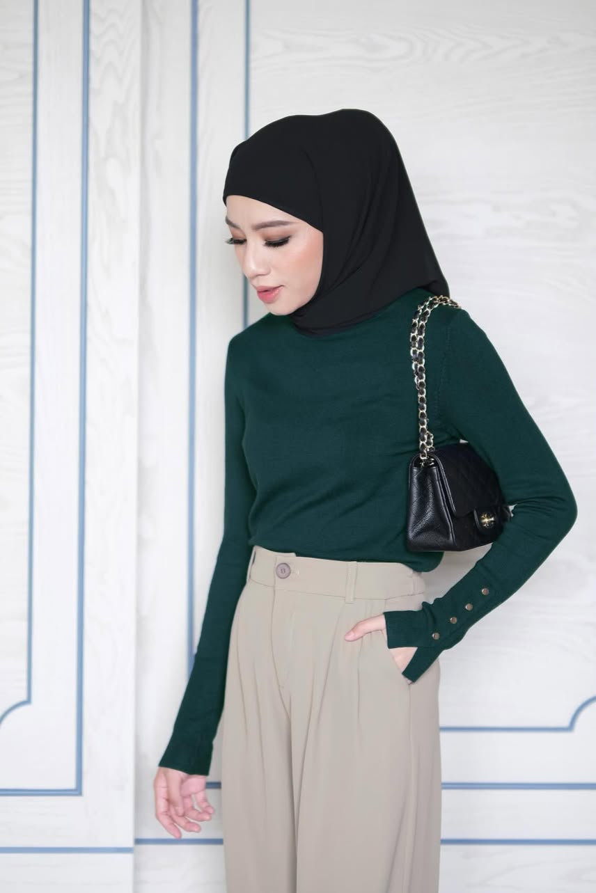 GG Inner Knit - Dalaman Atasan Wanita Bahan Rajut