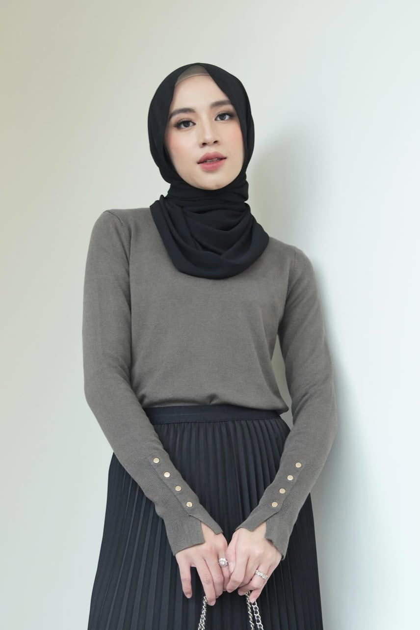 GG Inner Knit - Dalaman Atasan Wanita Bahan Rajut