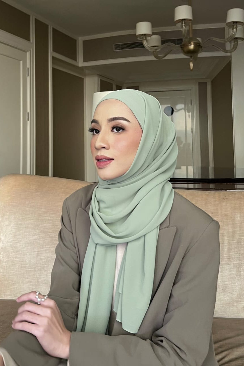 Mega Inner Shawl - Hijab Stylish Bahan Cerruty Premium