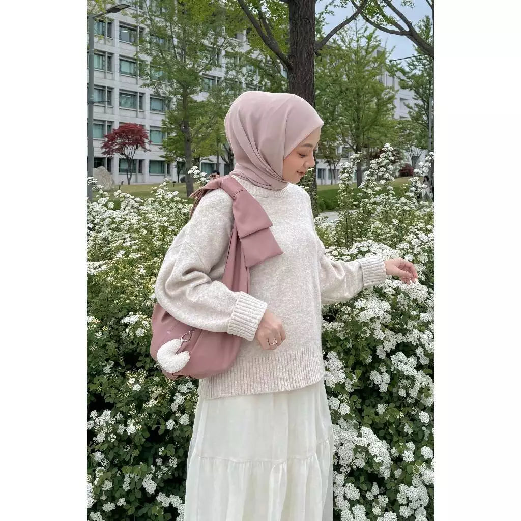Aigo Sweater - Atasan Sweater Bahan Wool Wanita