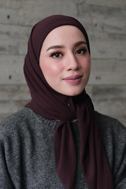 Mega Inner Square - Hijab Segi Empat Instan Polos