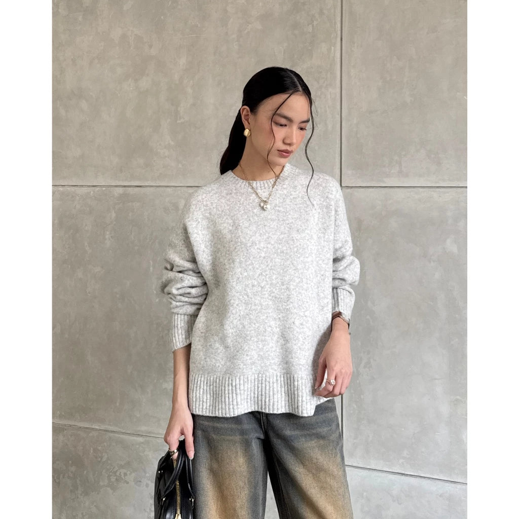 Aigo Sweater - Atasan Sweater Bahan Wool Wanita
