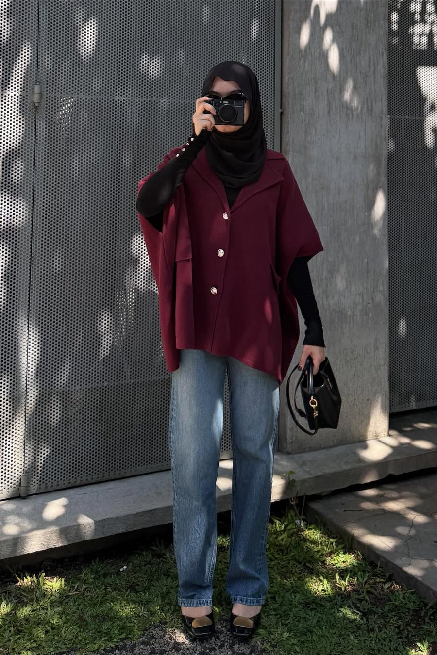 Kenzo Vest - Outer Wanita Casual Knit Cotton Premium