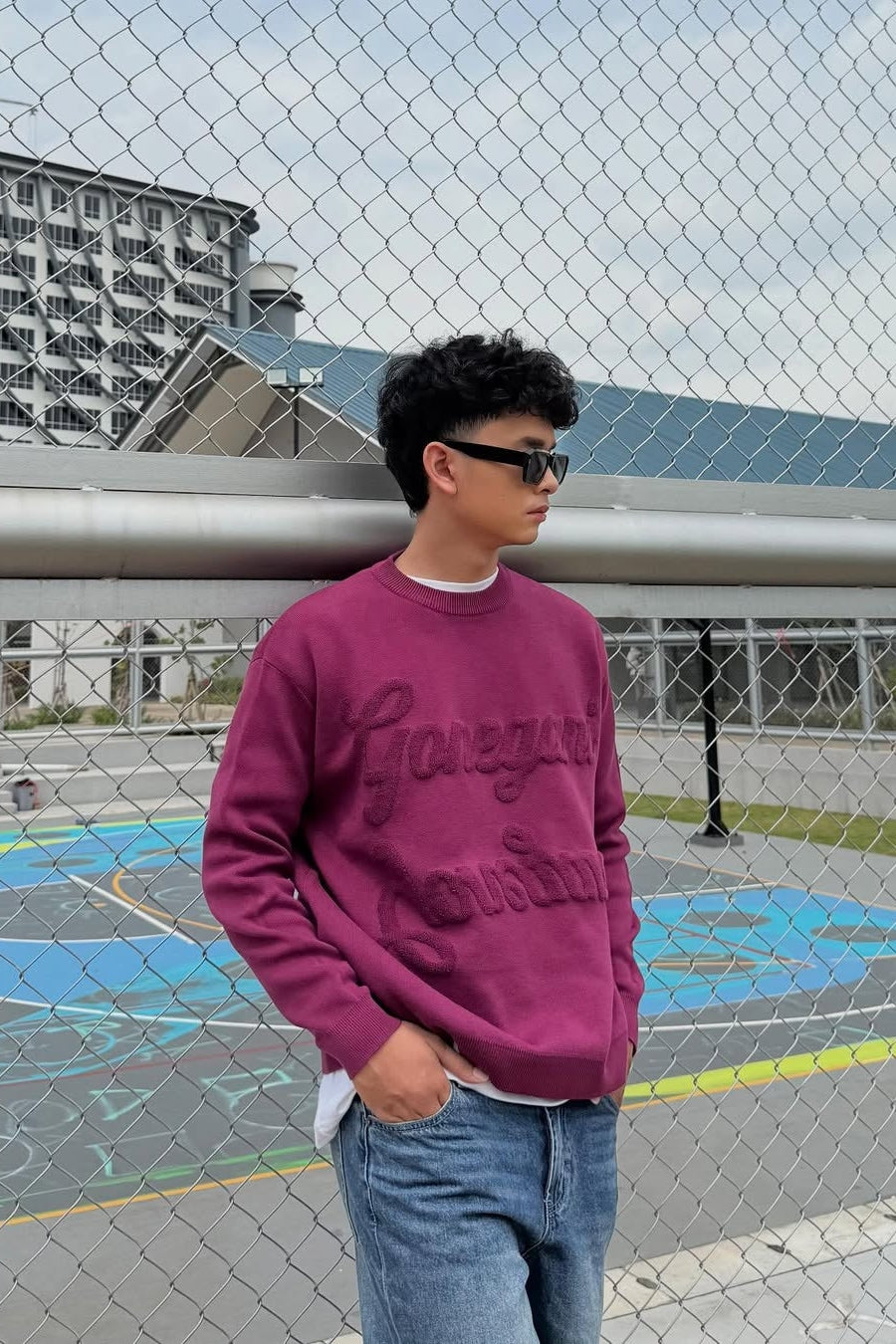 Boxy Sweater - Sweater Unisex Bahan Cotton Knit Premium (Man)