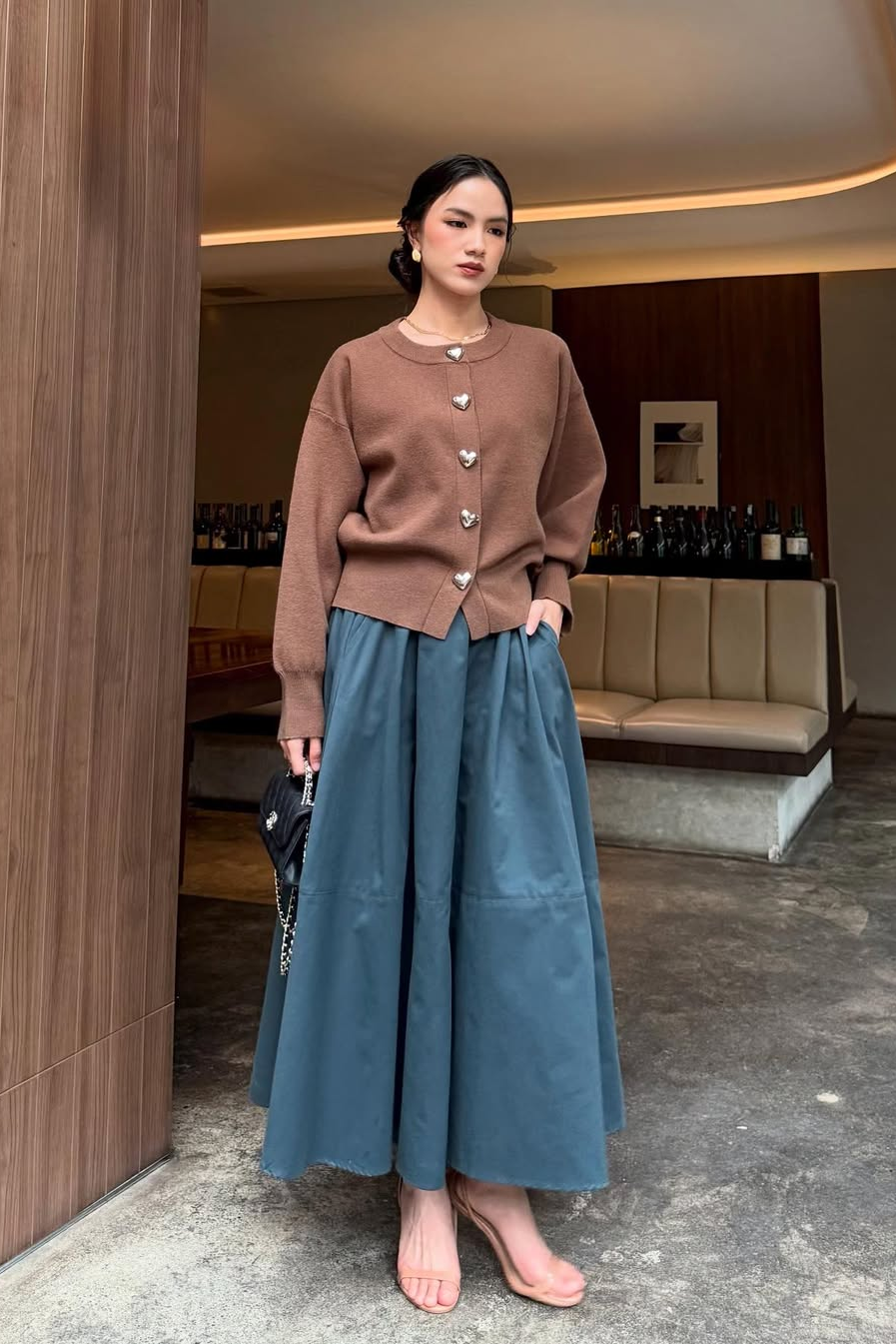 Nami Skirt - Rok Panjang Wanita Polos Bahan Cotton