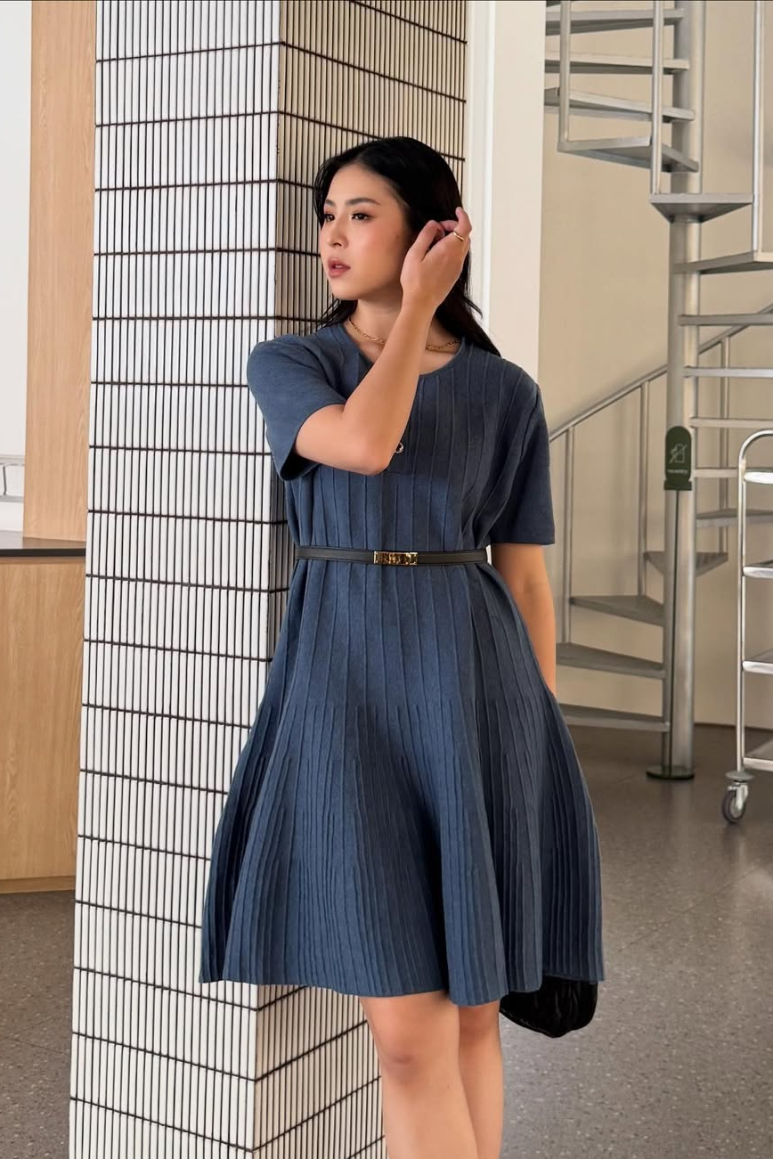 Porse Short Blouse - Blouse Lengan Pendek Wanita Bahan Cotton Knit