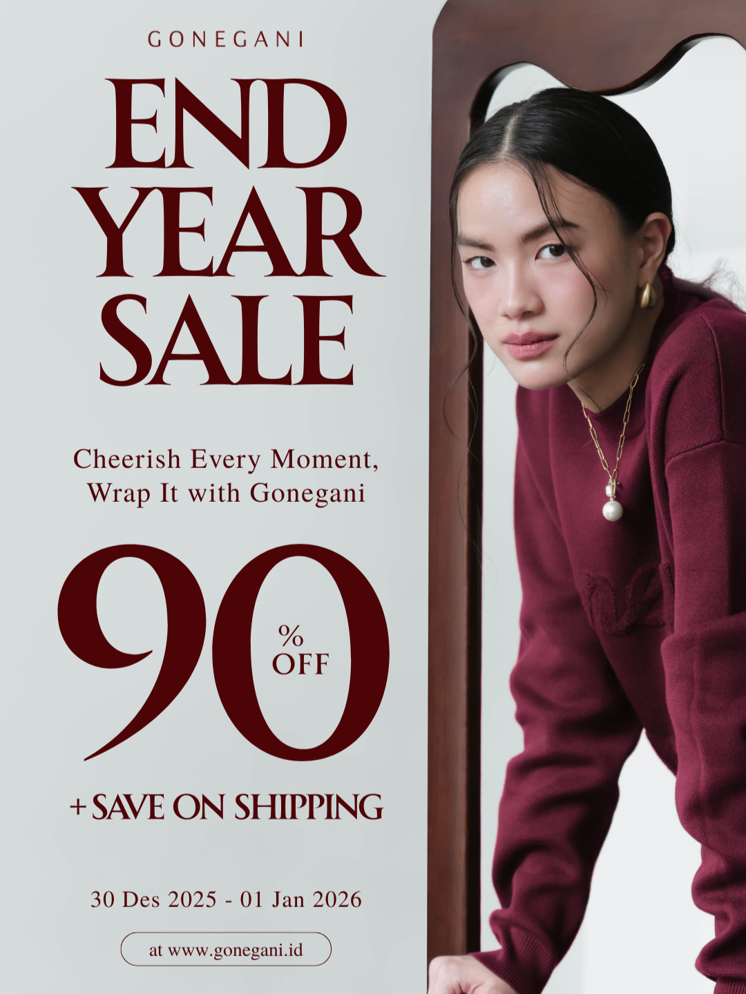 Special End Year Sale: Diskon Hingga 90%, Eksklusif di Website!