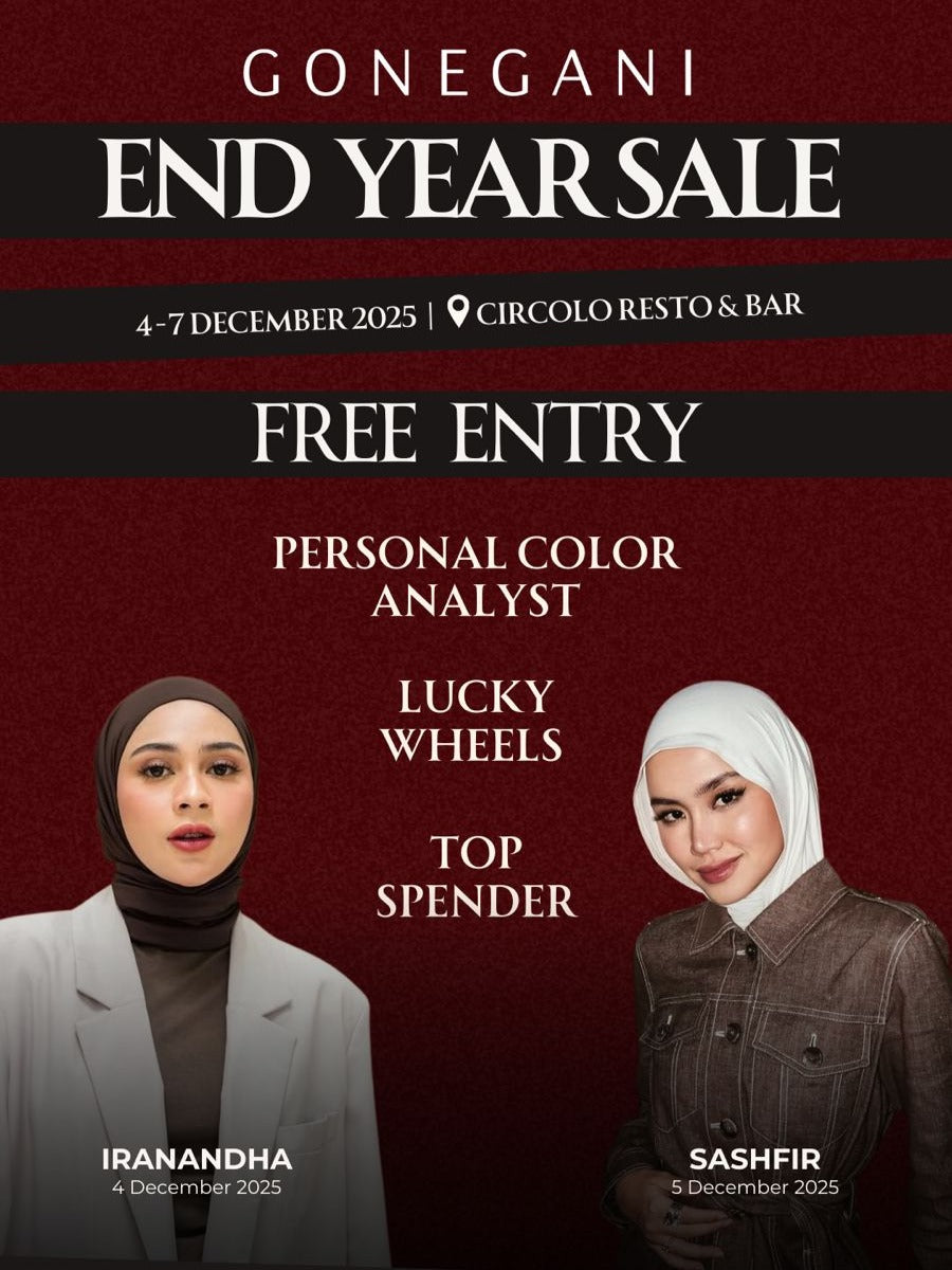 Gonegani End Year Sale 2025: Saatnya Belanja Langsung & Rayakan Momen Akhir Tahun Bersama