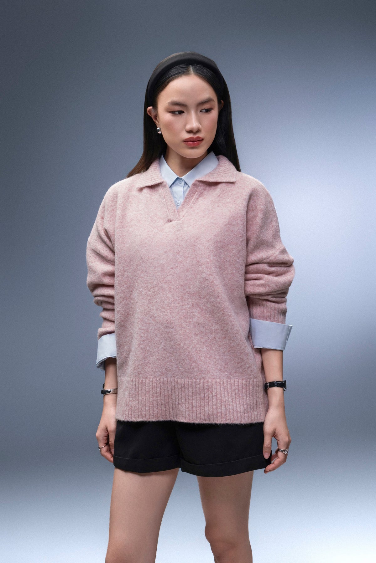 Alden Polo Sweater - Premium Wool Knitwear