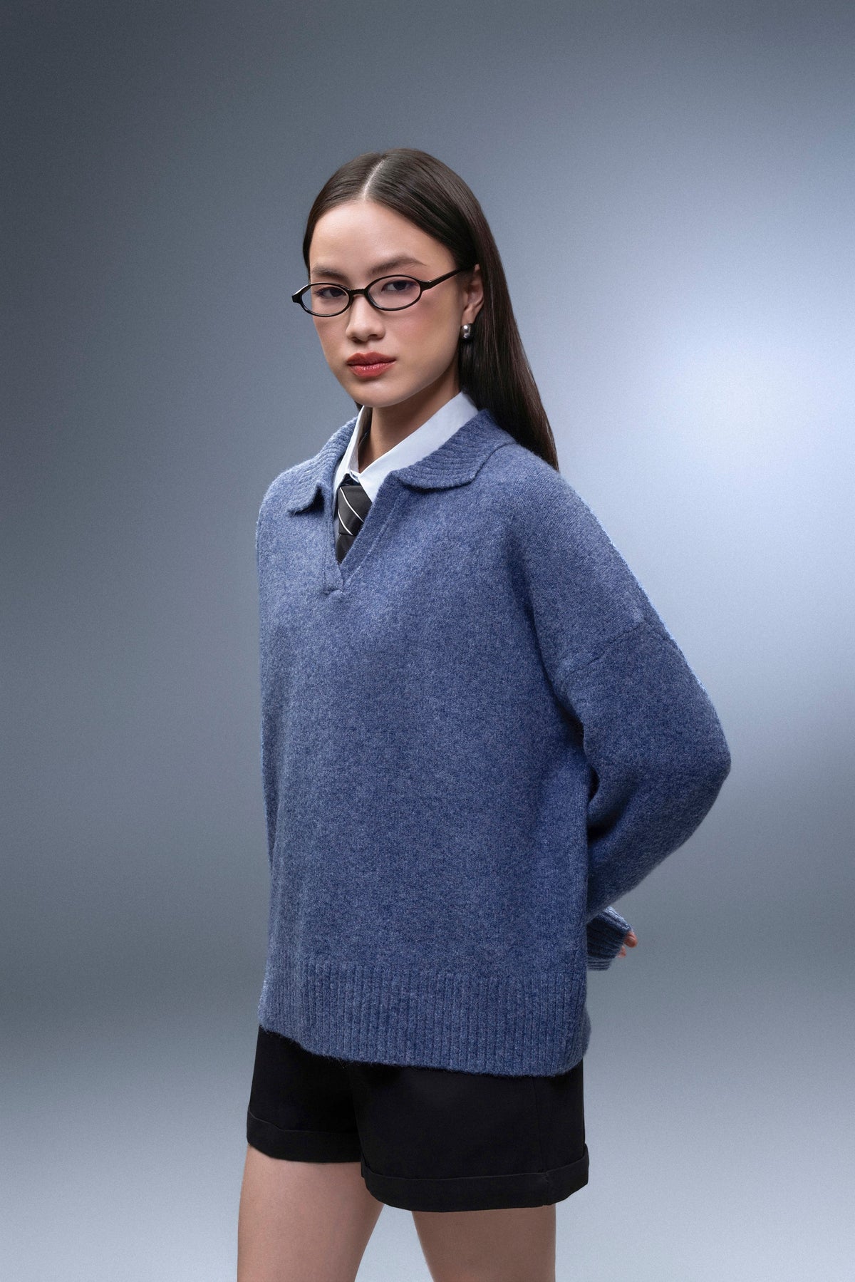 Alden Polo Sweater - Premium Wool Knitwear