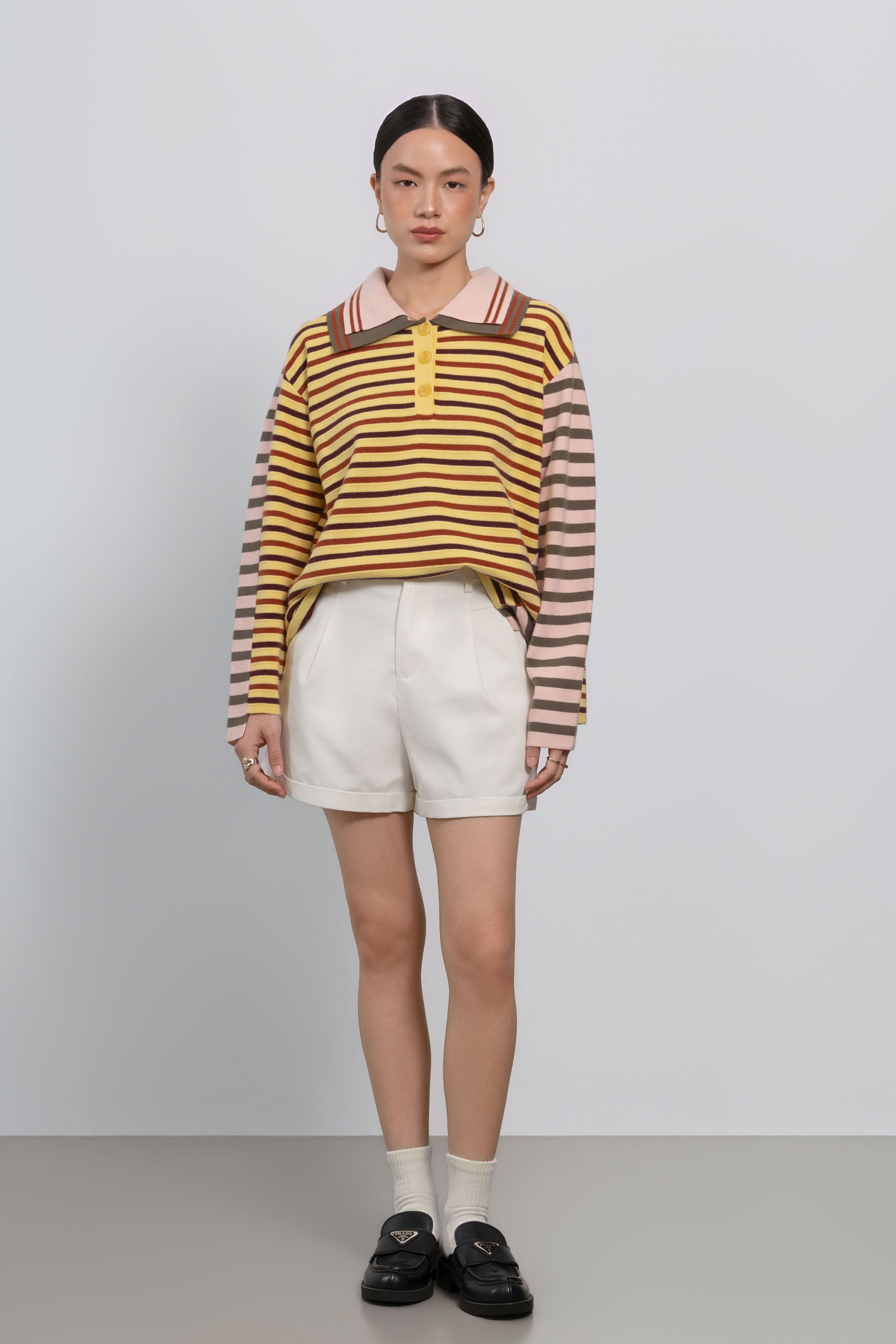 Bowie Polo Sweater - Premium Casual Knitwear