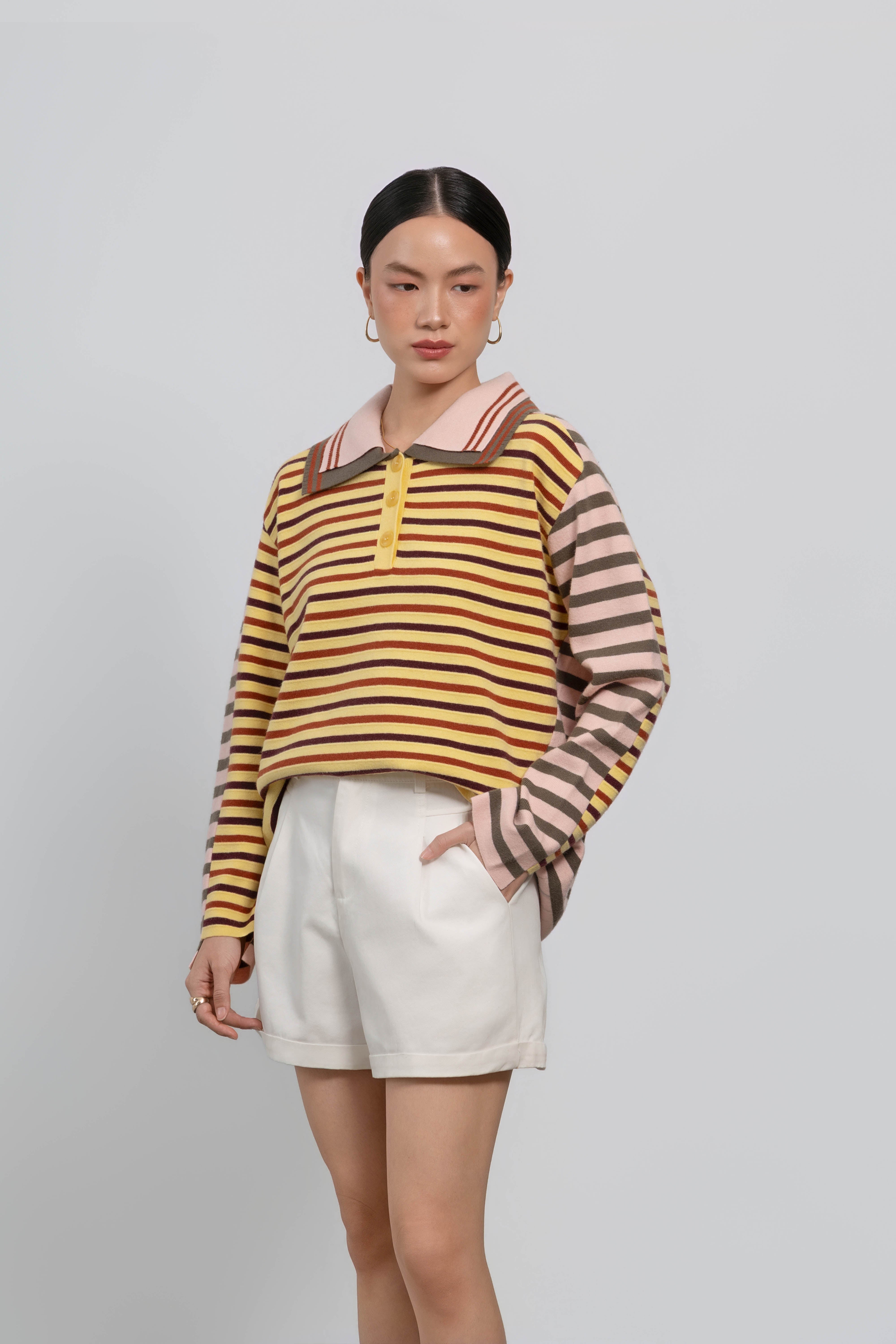 Bowie Polo Sweater - Premium Casual Knitwear