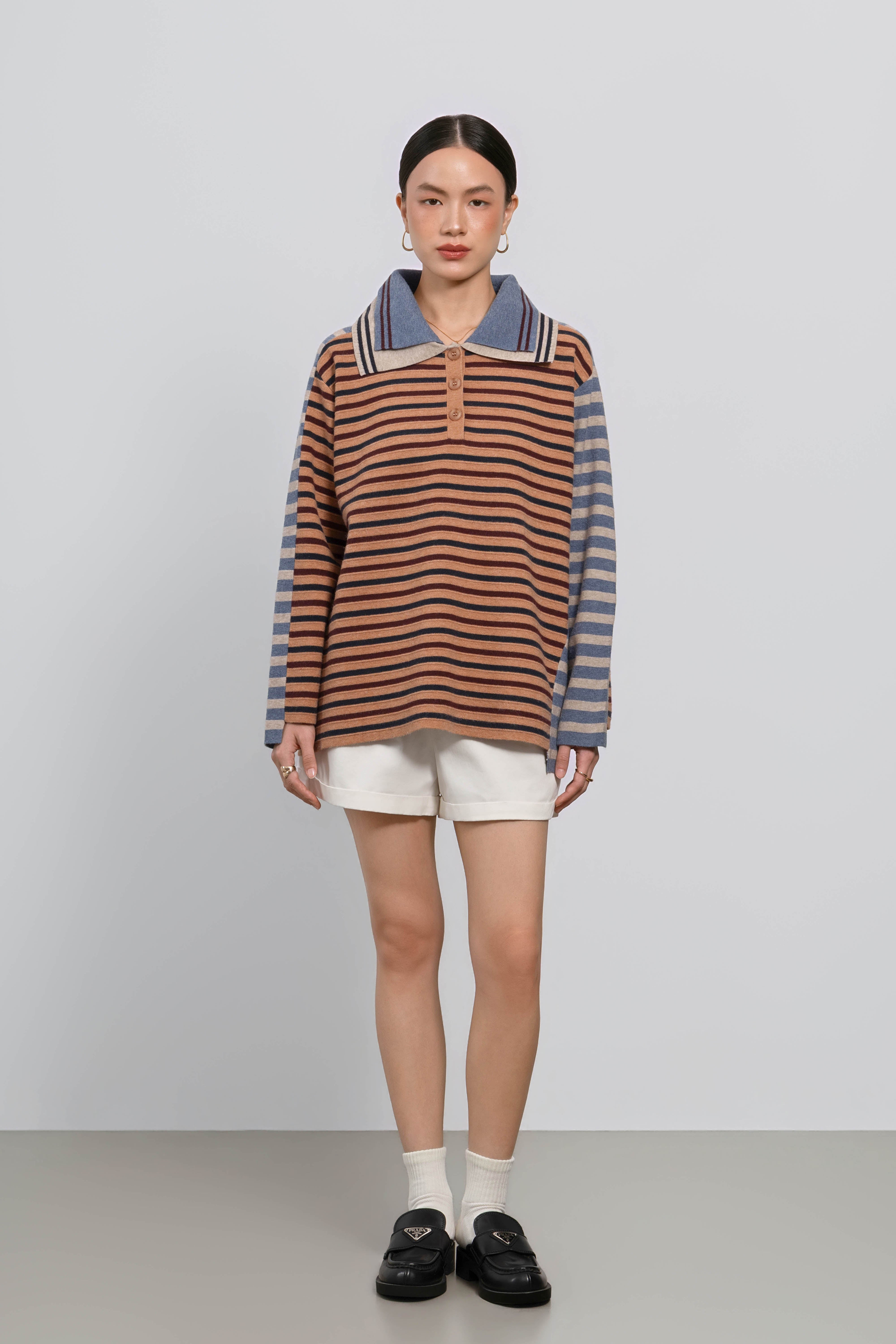 Bowie Polo Sweater - Premium Casual Knitwear