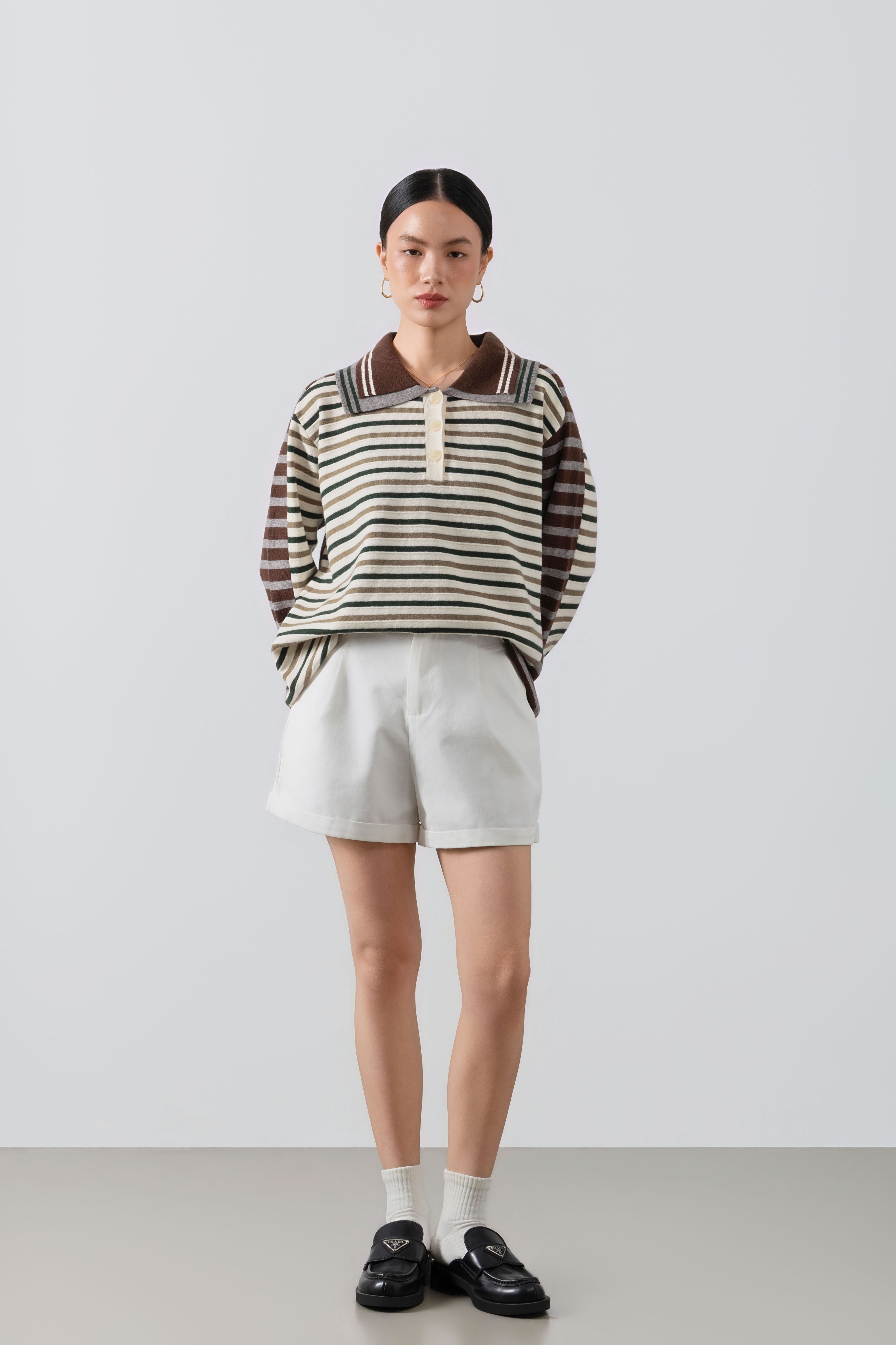 Bowie Polo Sweater - Premium Casual Knitwear
