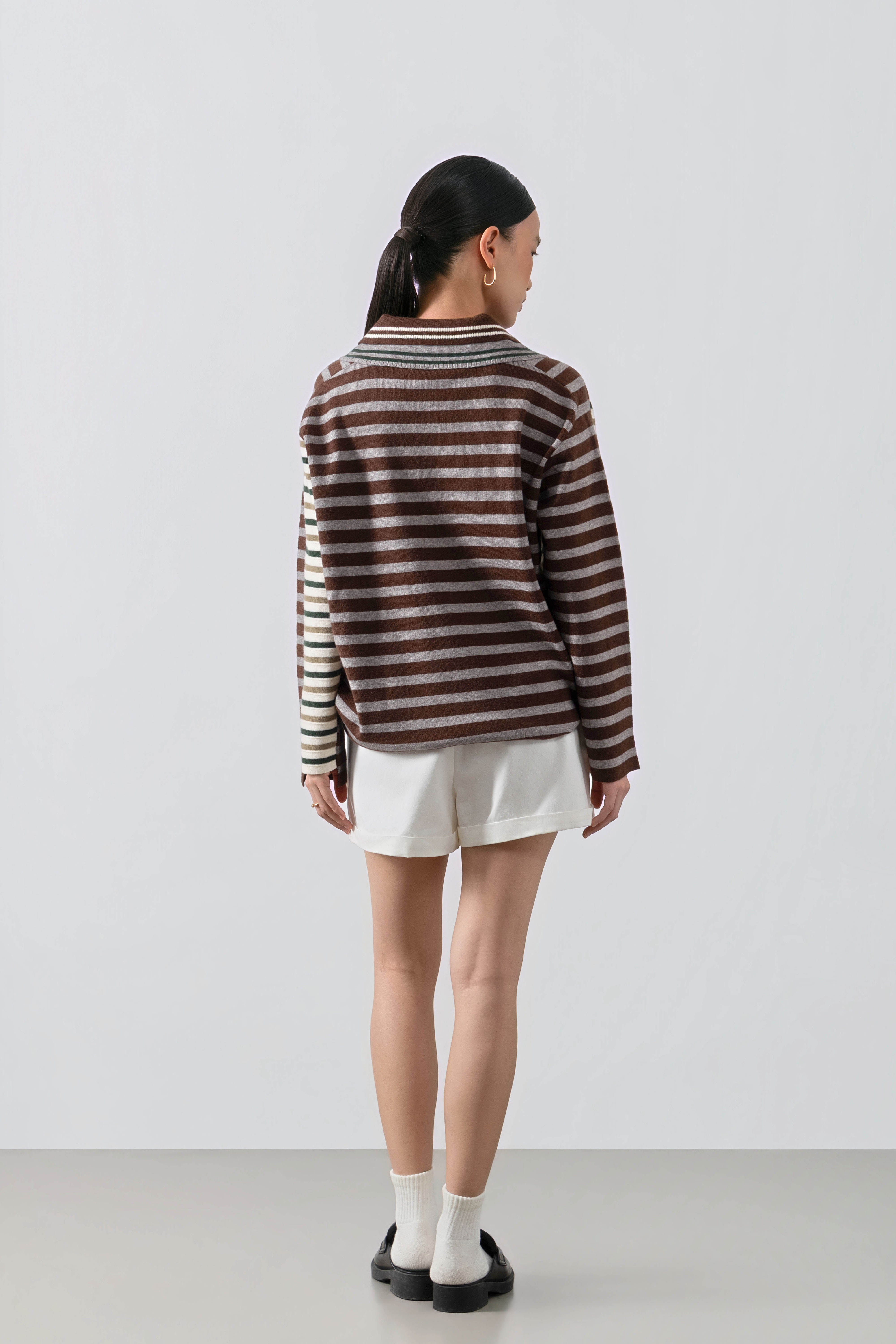 Bowie Polo Sweater - Premium Casual Knitwear