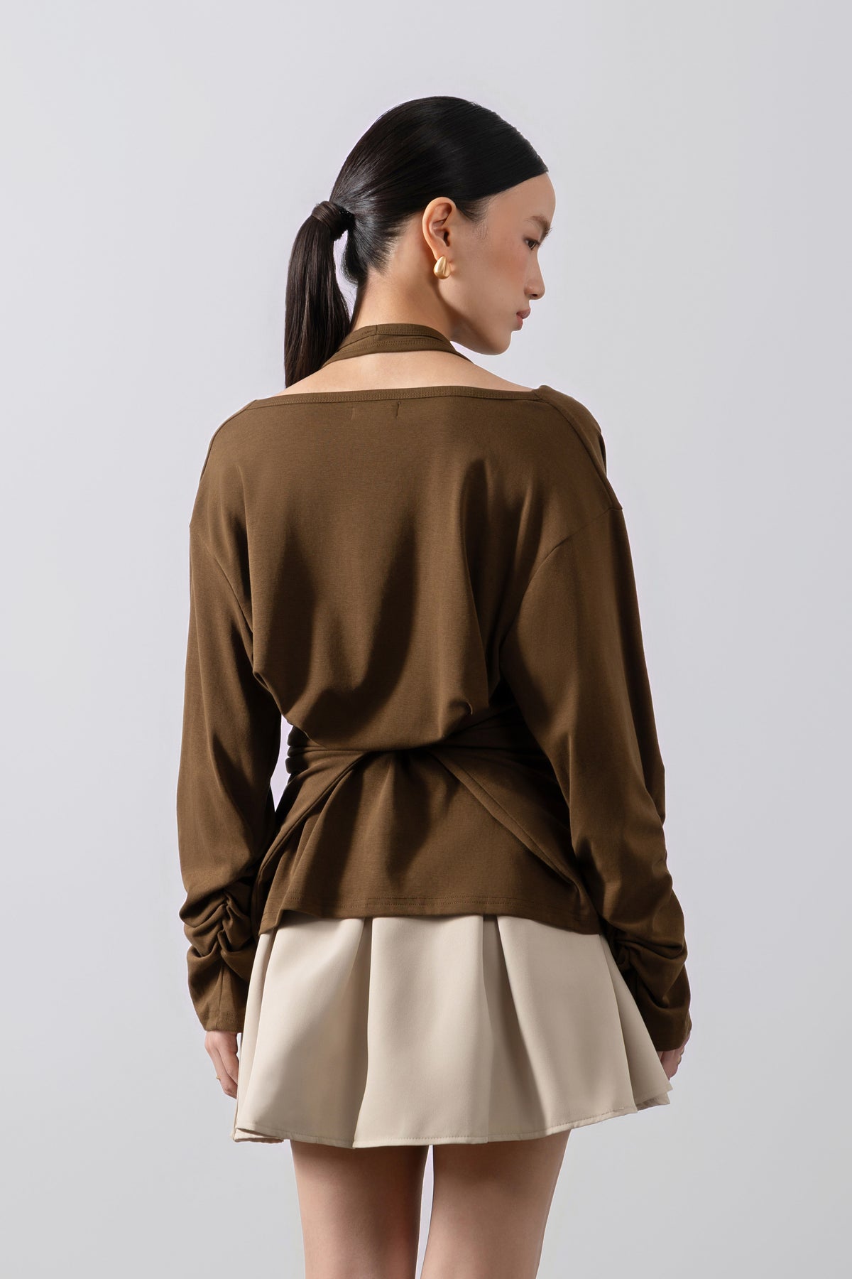 Alora Top – Draped Neckline Top