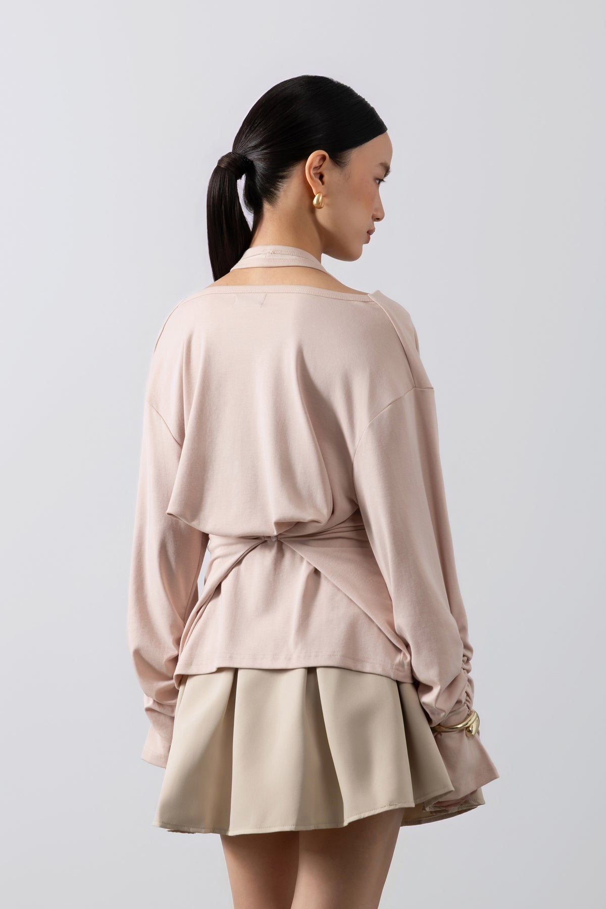 Alora Top – Draped Neckline Top