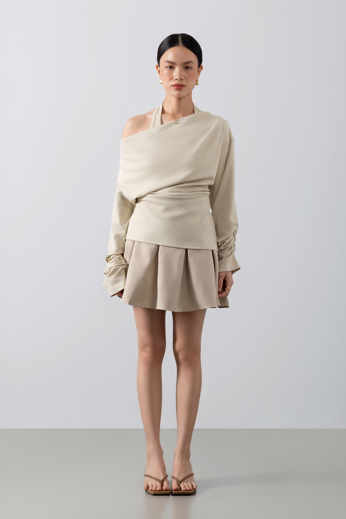 Alora Top – Draped Neckline Top
