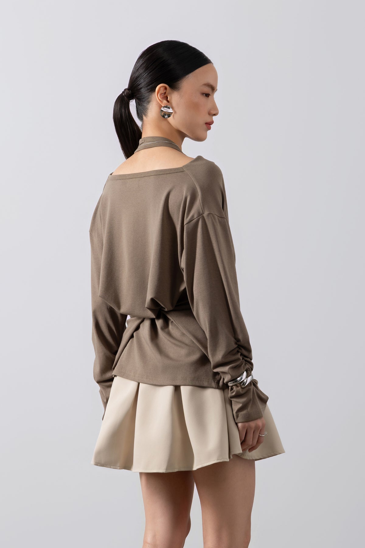 Alora Top – Draped Neckline Top