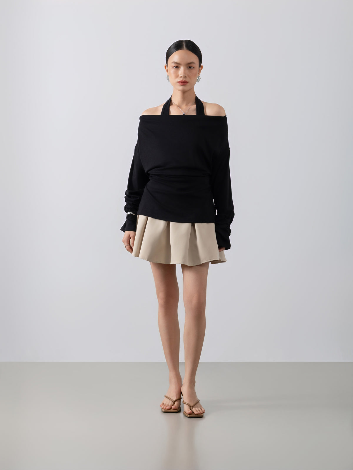Alora Top – Draped Neckline Top