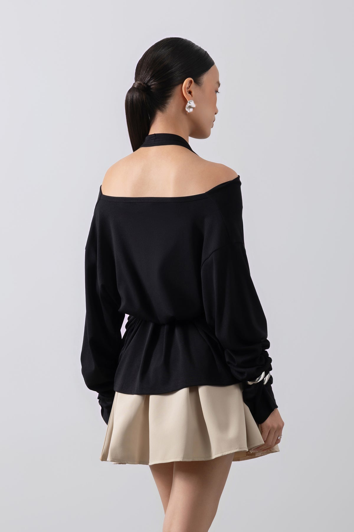 Alora Top – Draped Neckline Top