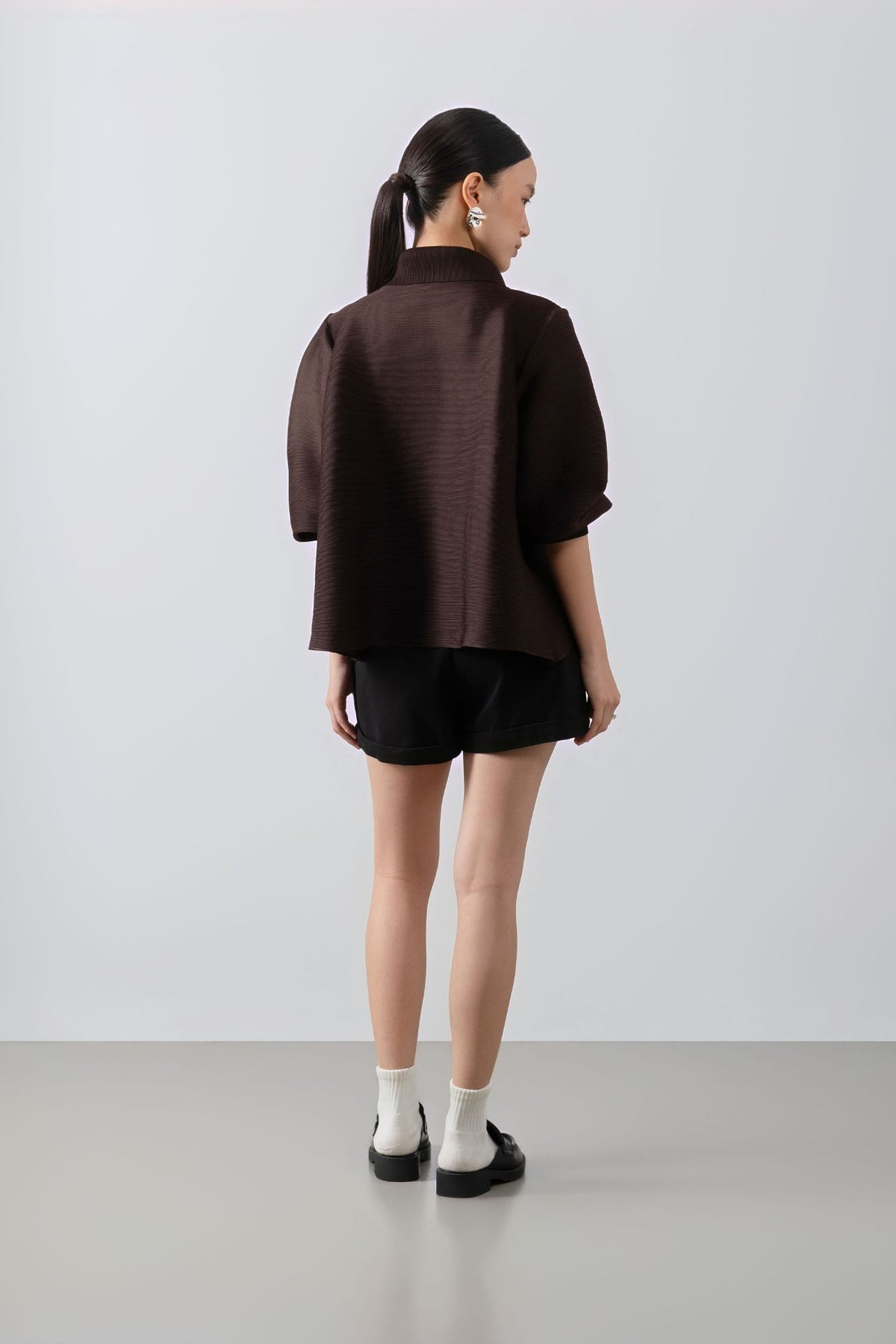 Aurelie Pleats Top – Elegant Pleated Top