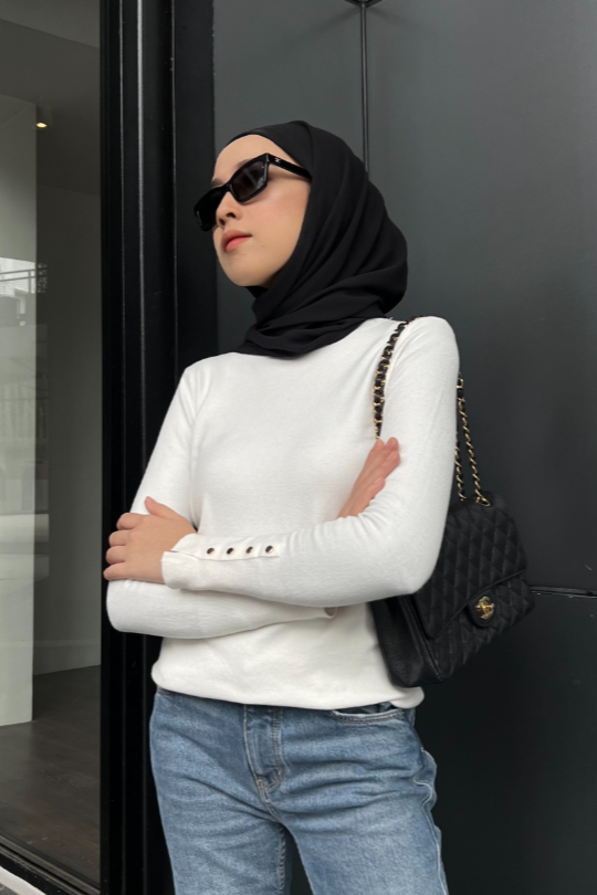 [DEFECT] - GG Inner Knit - Dalaman Atasan Wanita Bahan Rajut