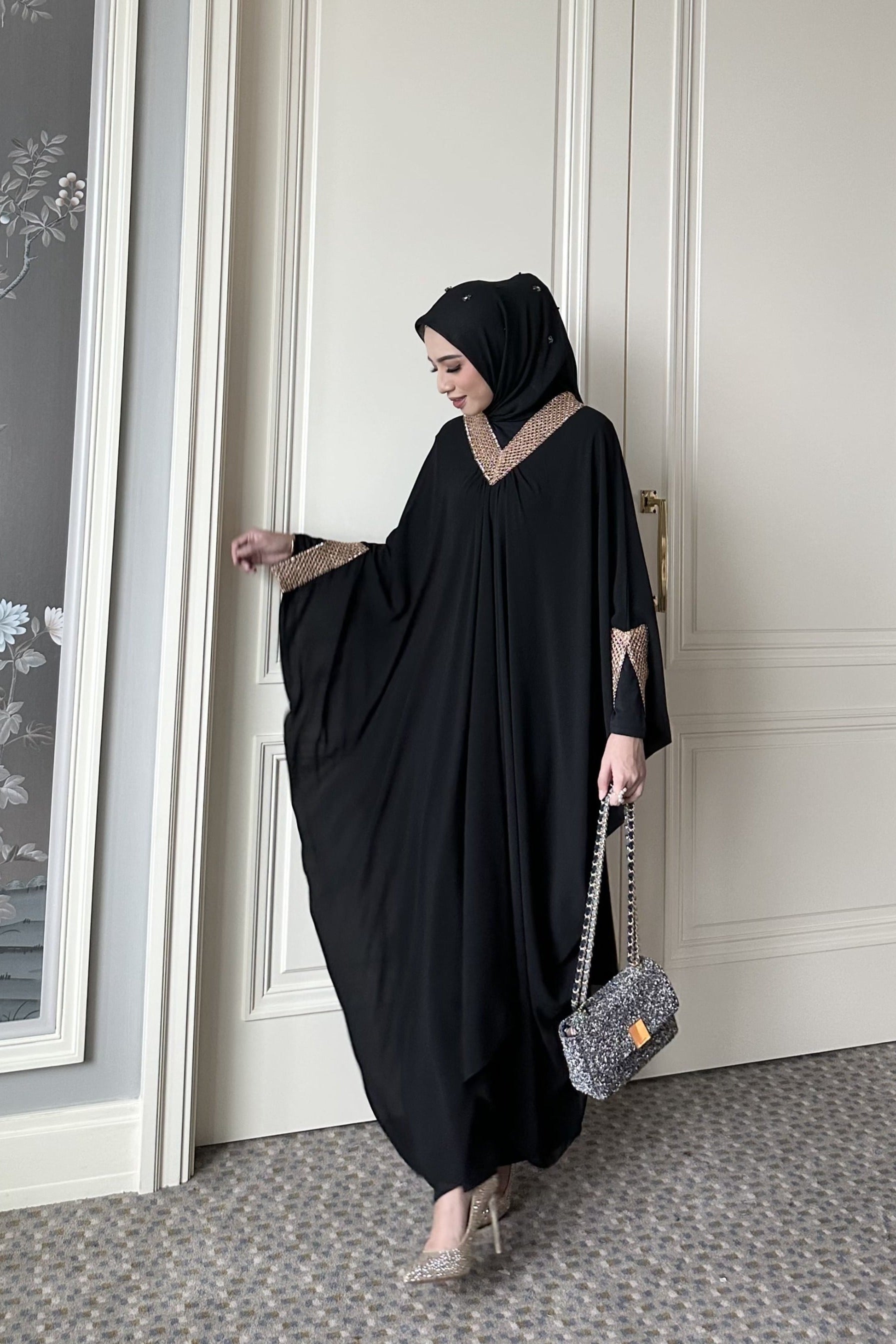Ameera Kaftan - Kaftan Ramadhan Hari Raya Lengan Batwing