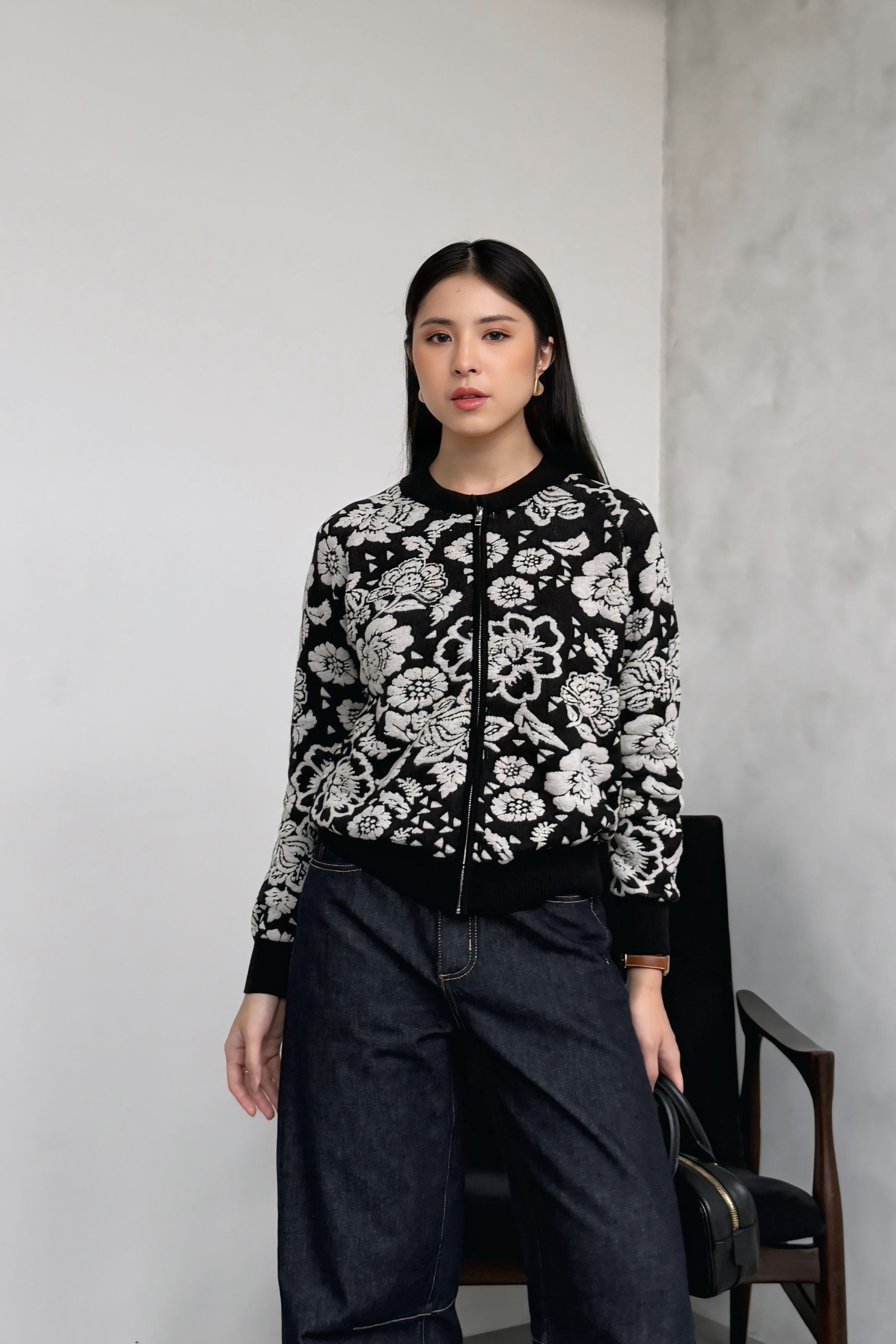 Blossom Cardy - Atasan Wanita Rajut Bahan Knit Premium