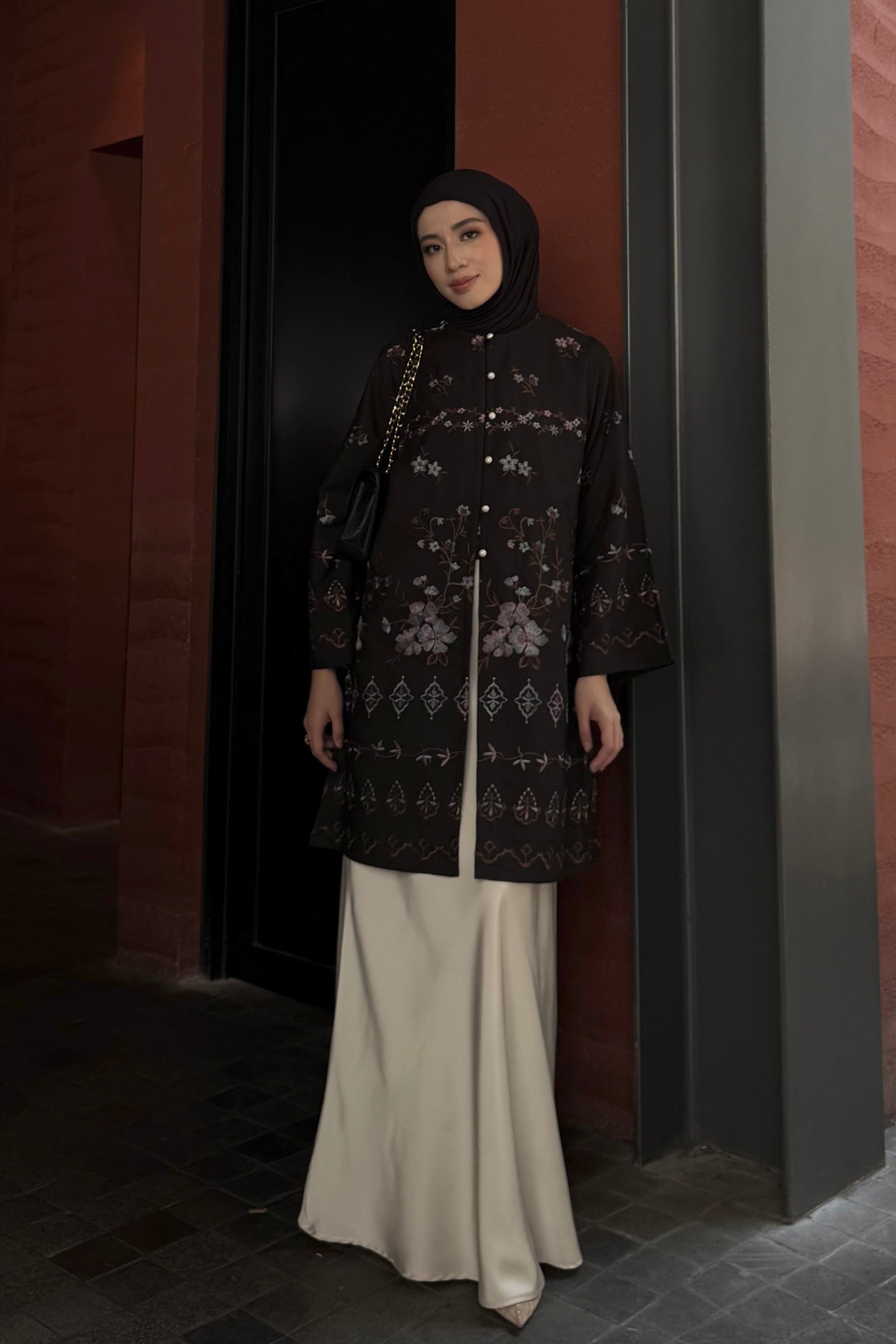 Rayana Tunic Series - Long Tunik Wanita Elegan Dan Mewah Bahan Cotton Spesial Hari Raya