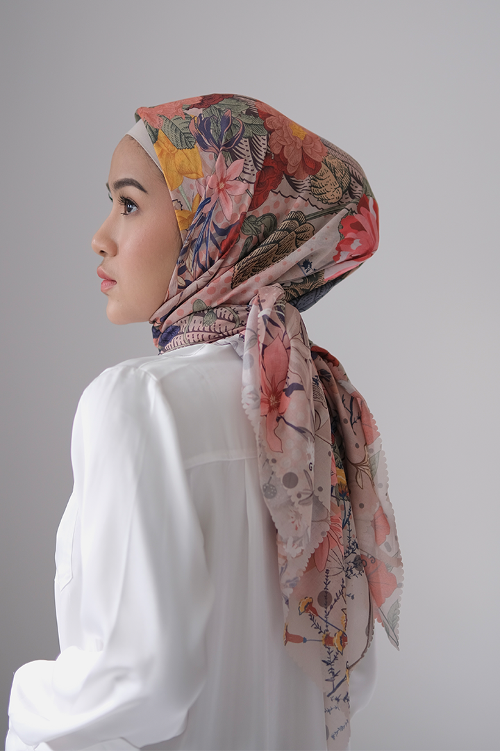 Blossom Scarf - Cream