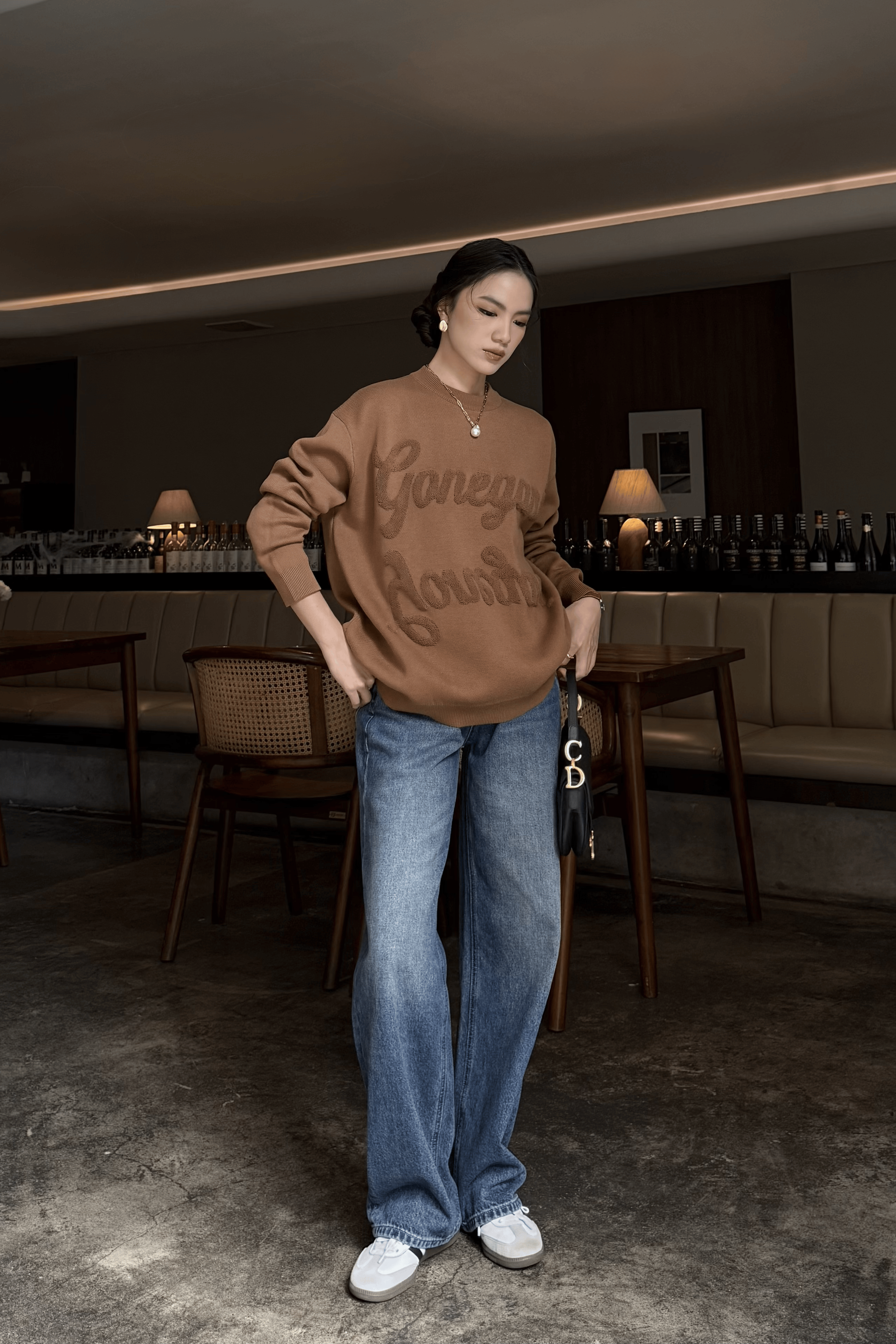 Straight Jeans - Celana Jeans Classic Wanita Timeless
