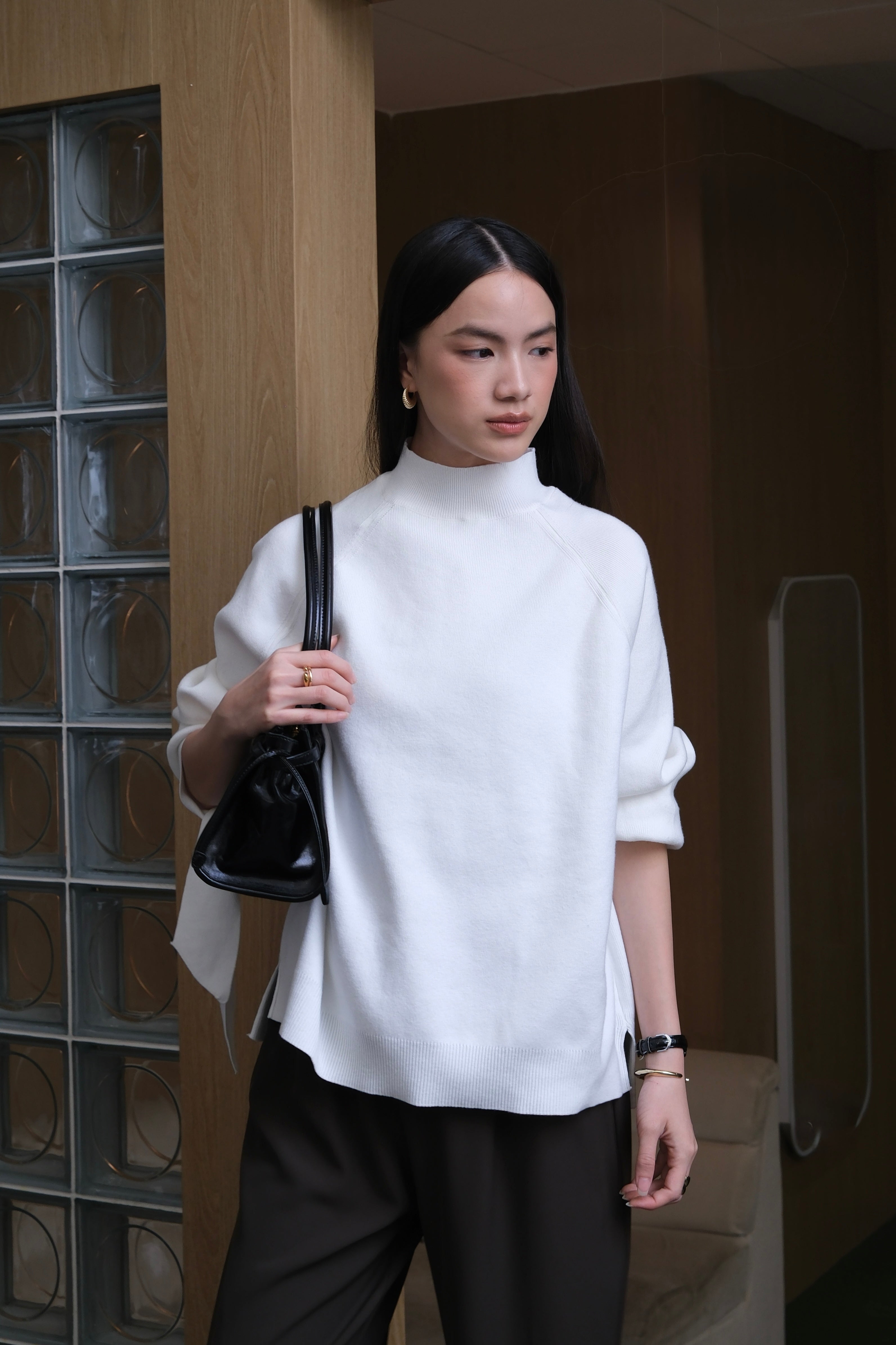 Zara Sweater - Atasan Rajut Wanita Crewneck Comfy & Soft